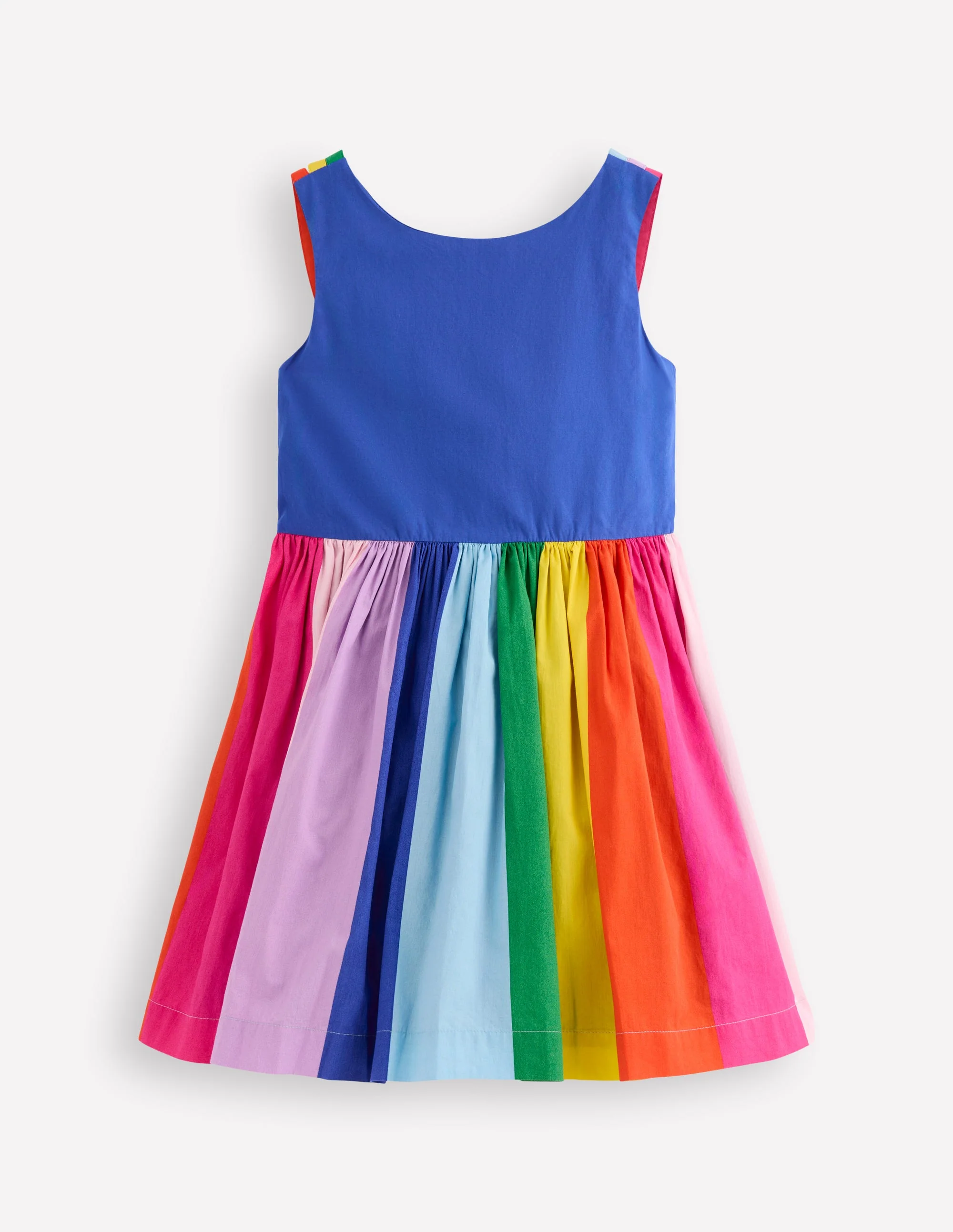 Multi Strap Flare Dress-Sapphire Blue Rainbow - Image 2