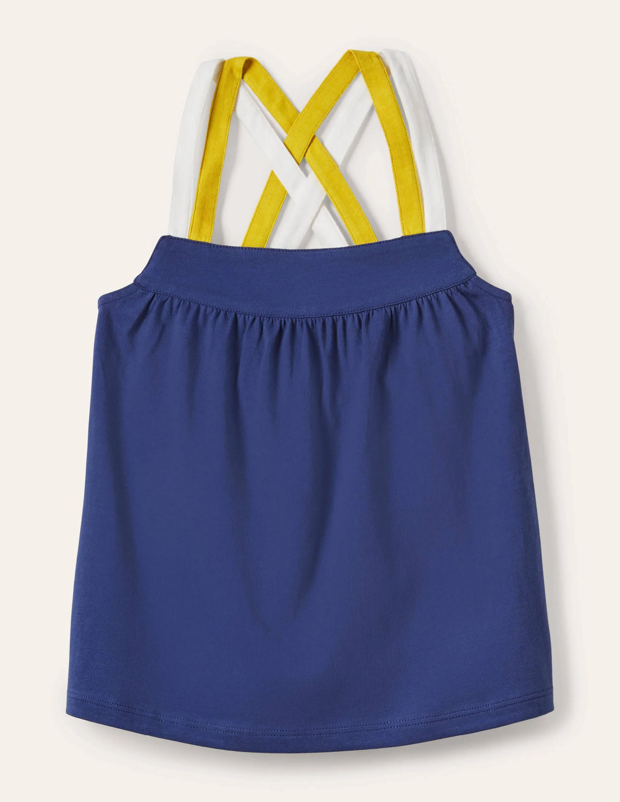 Multi Strap Tank Top-Starboard Navy