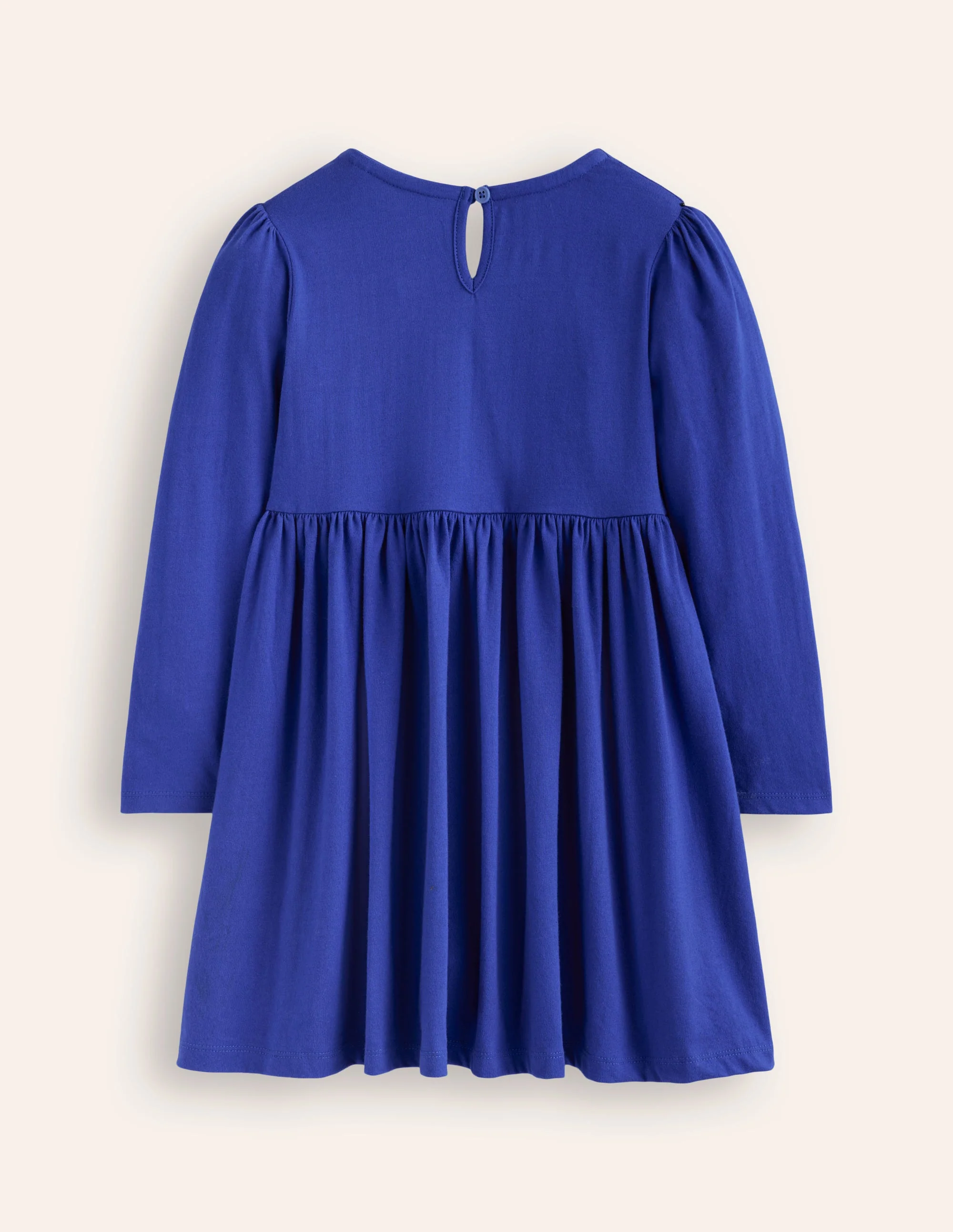 Nellie Appliqué Flare Dress-Sapphire Navy Owls - Image 2