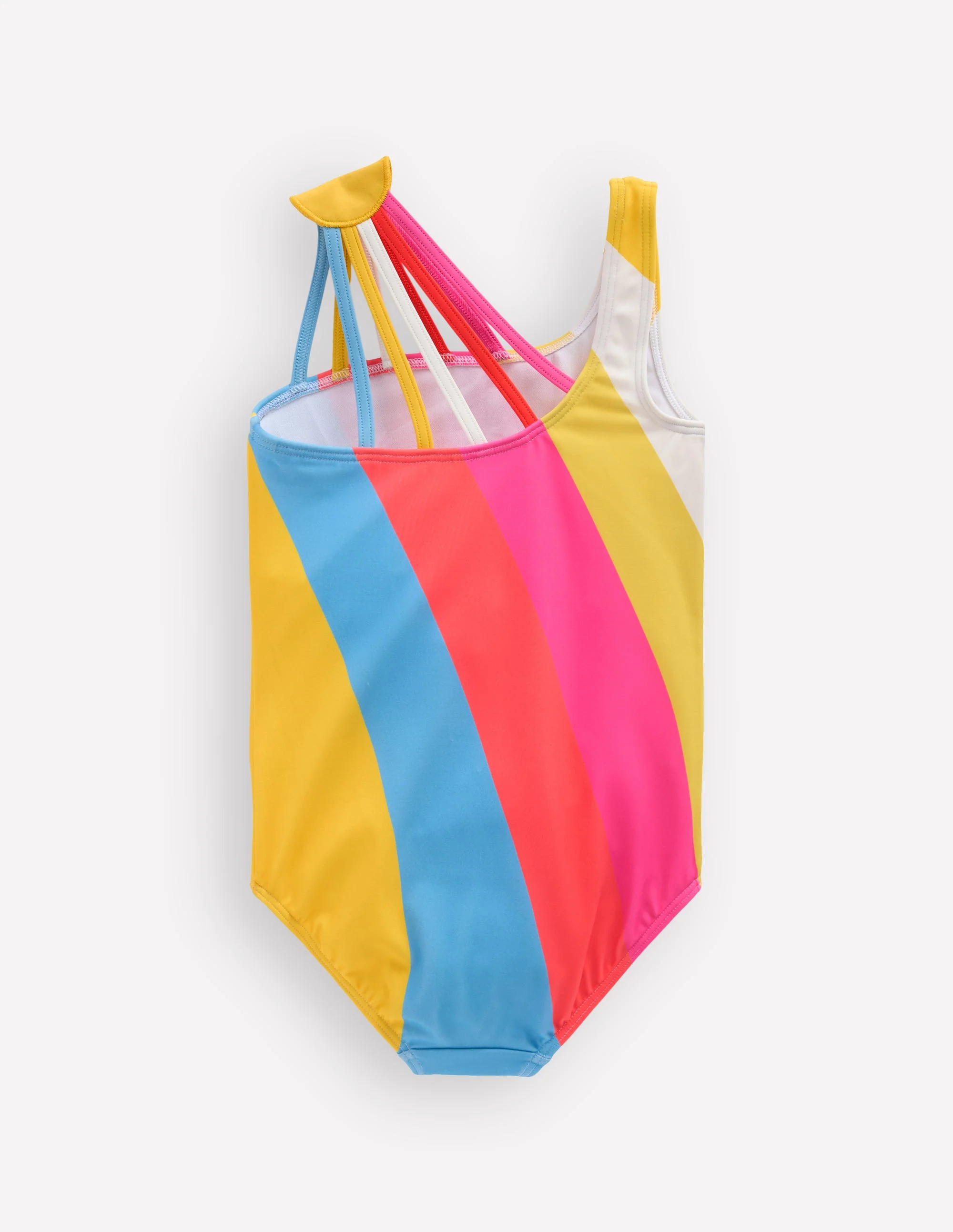 One Shoulder Ray Swimsuit-Rainbow - Image 4