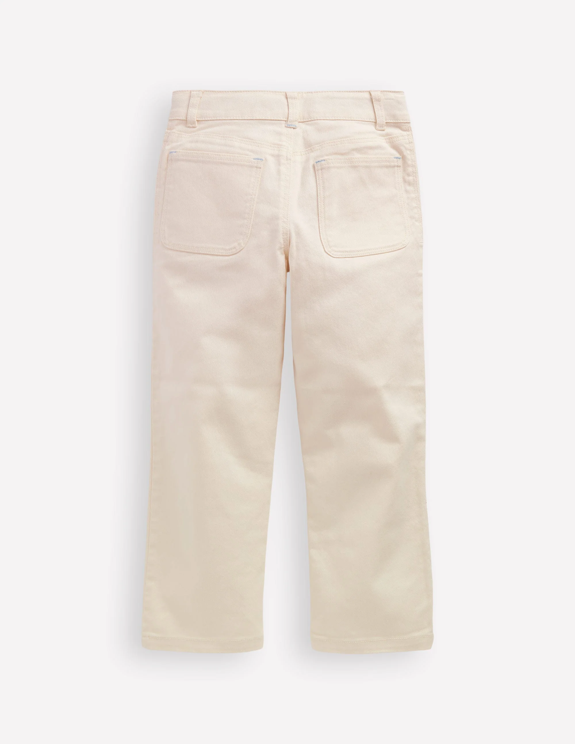 Patch Pocket Pants-Vanilla White - Image 2