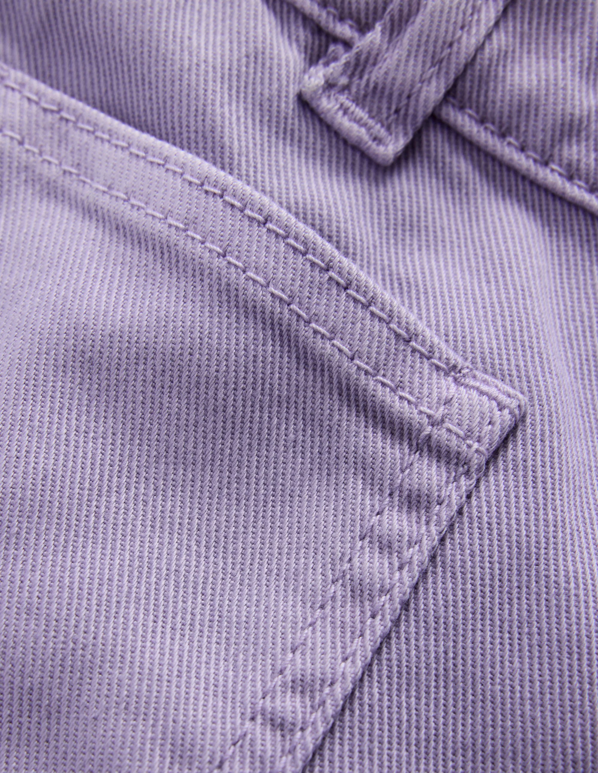 Patch Pocket Straight Jeans-Parma Violet Purple - Image 3