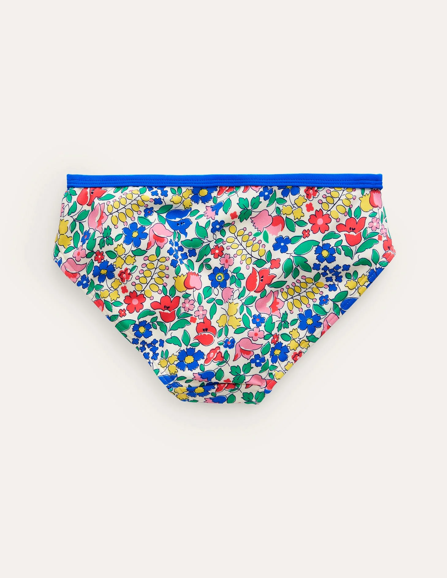 Patterned Bikini Bottoms-Multi Flowerbed - Image 2