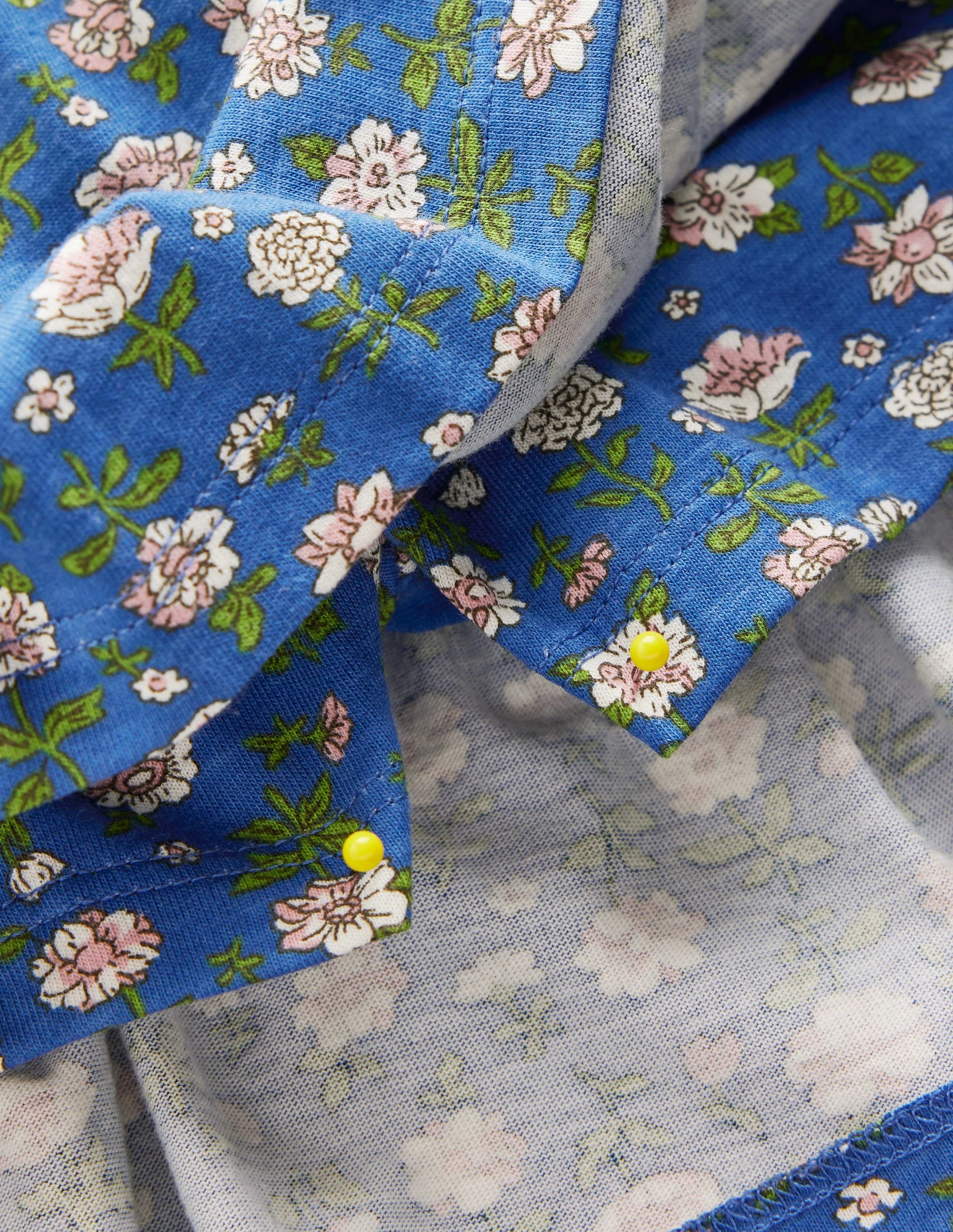 Pleated Jersey Skort-Bluejay Garden Flower - Image 5