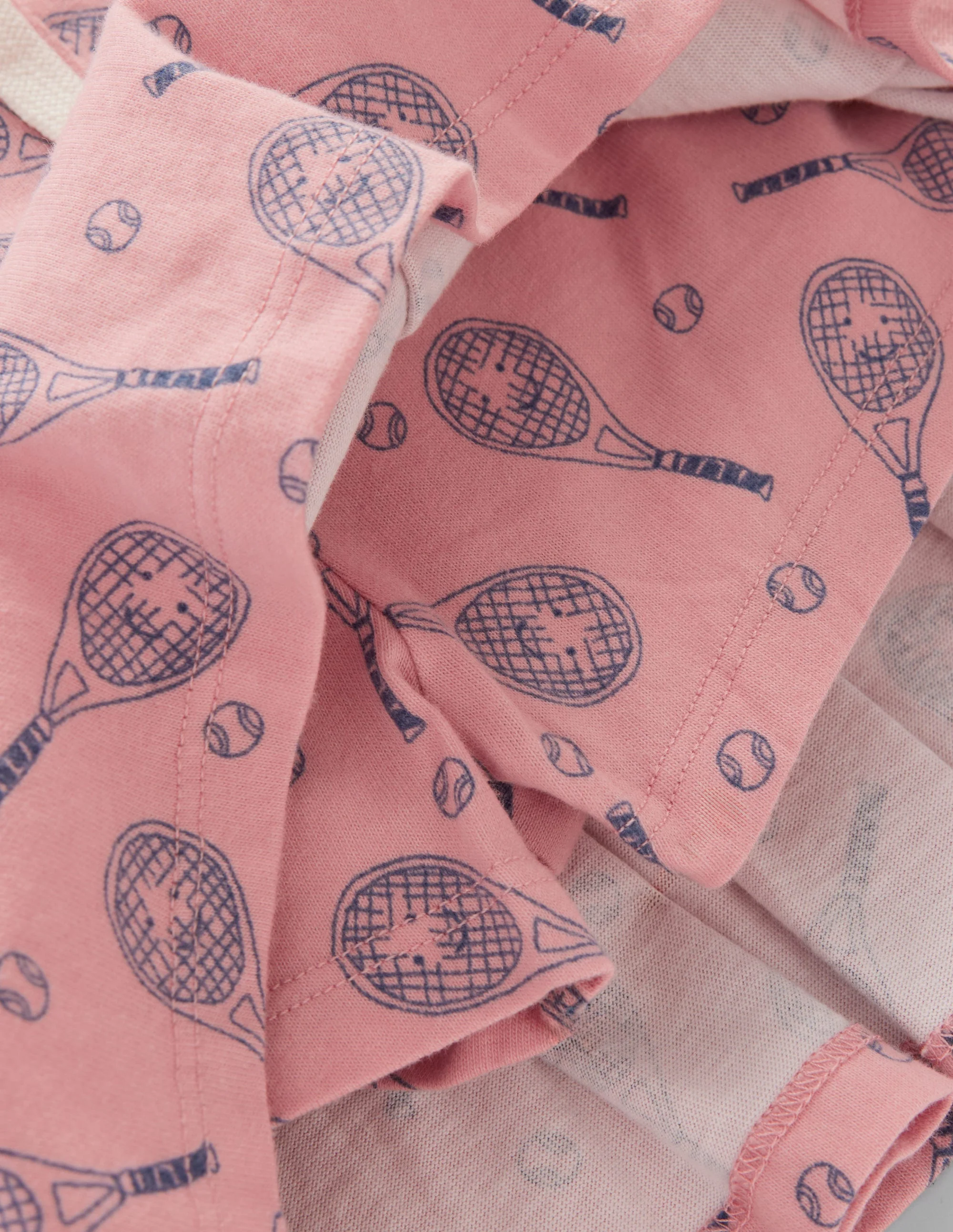 Pleated Jersey Skort-Pink Tennis - Image 3