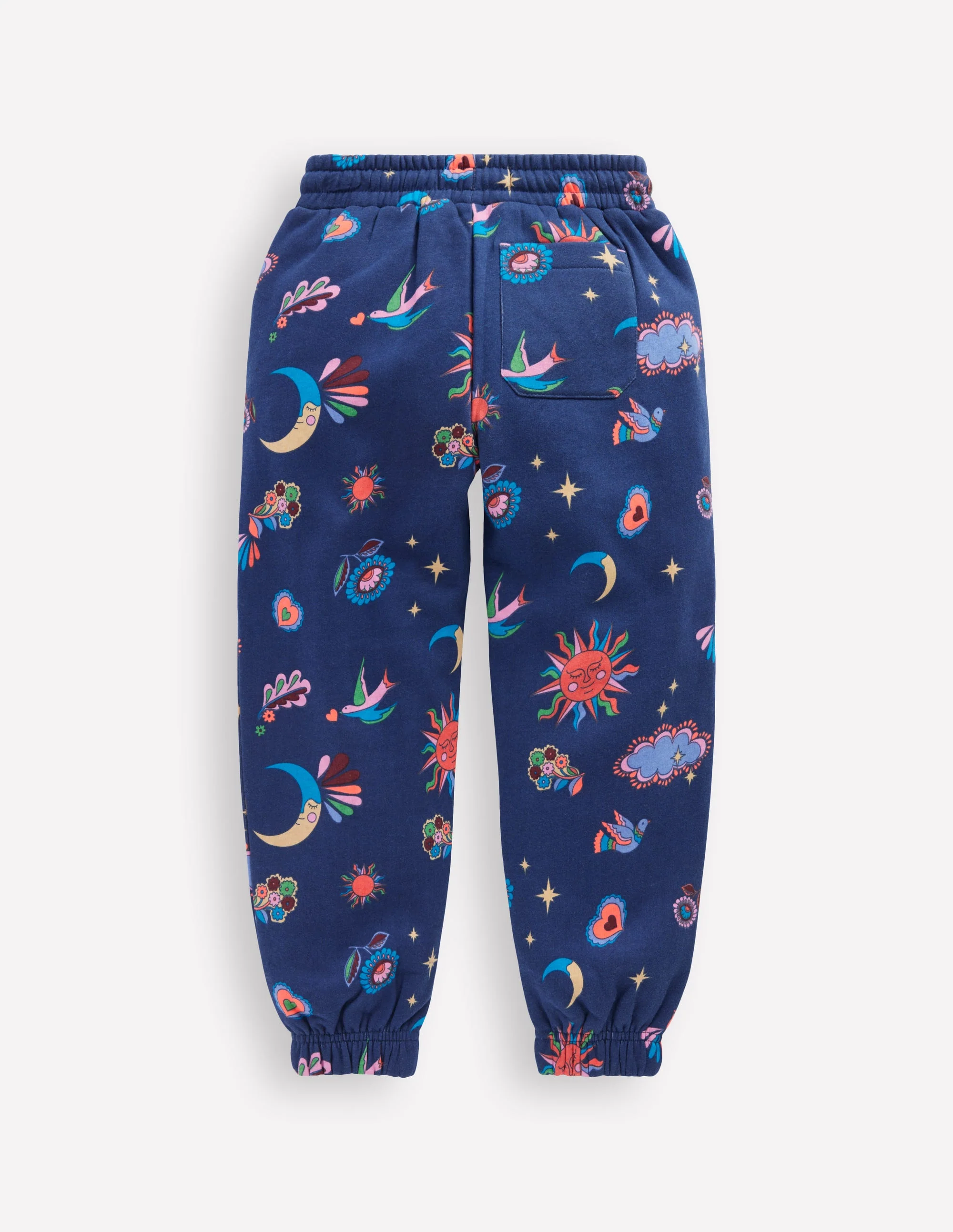 Printed Cosy Sweatpants-College Navy Celestial - Image 6