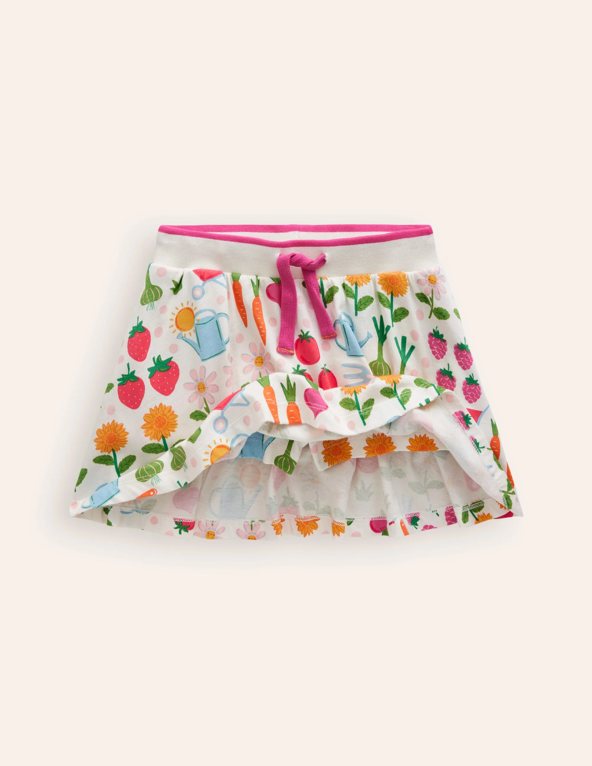 Printed Jersey Skort-Multi Grow Your Own - Image 4