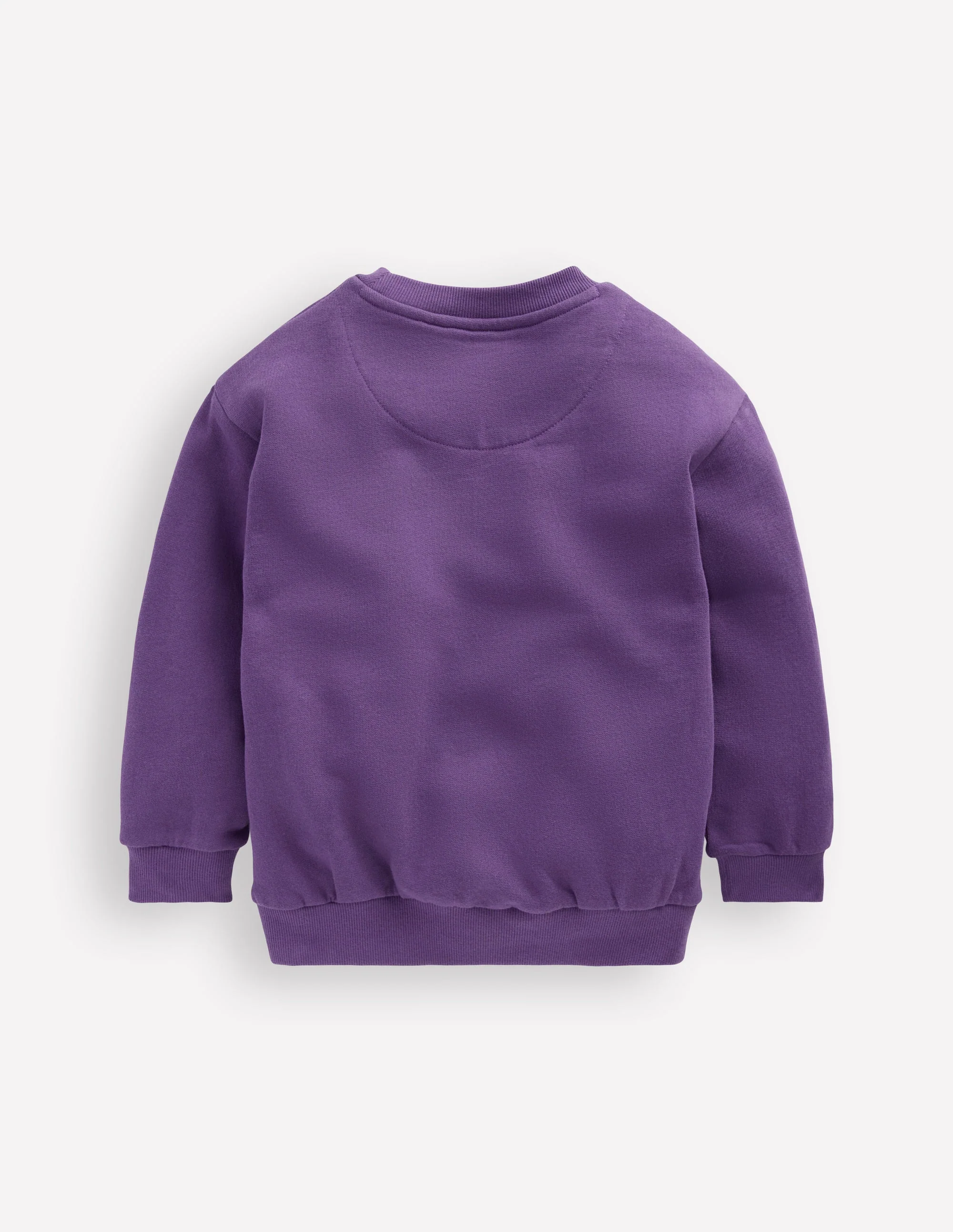 Printed Sweatshirt-Mystic Purple Lovebirds - Image 2