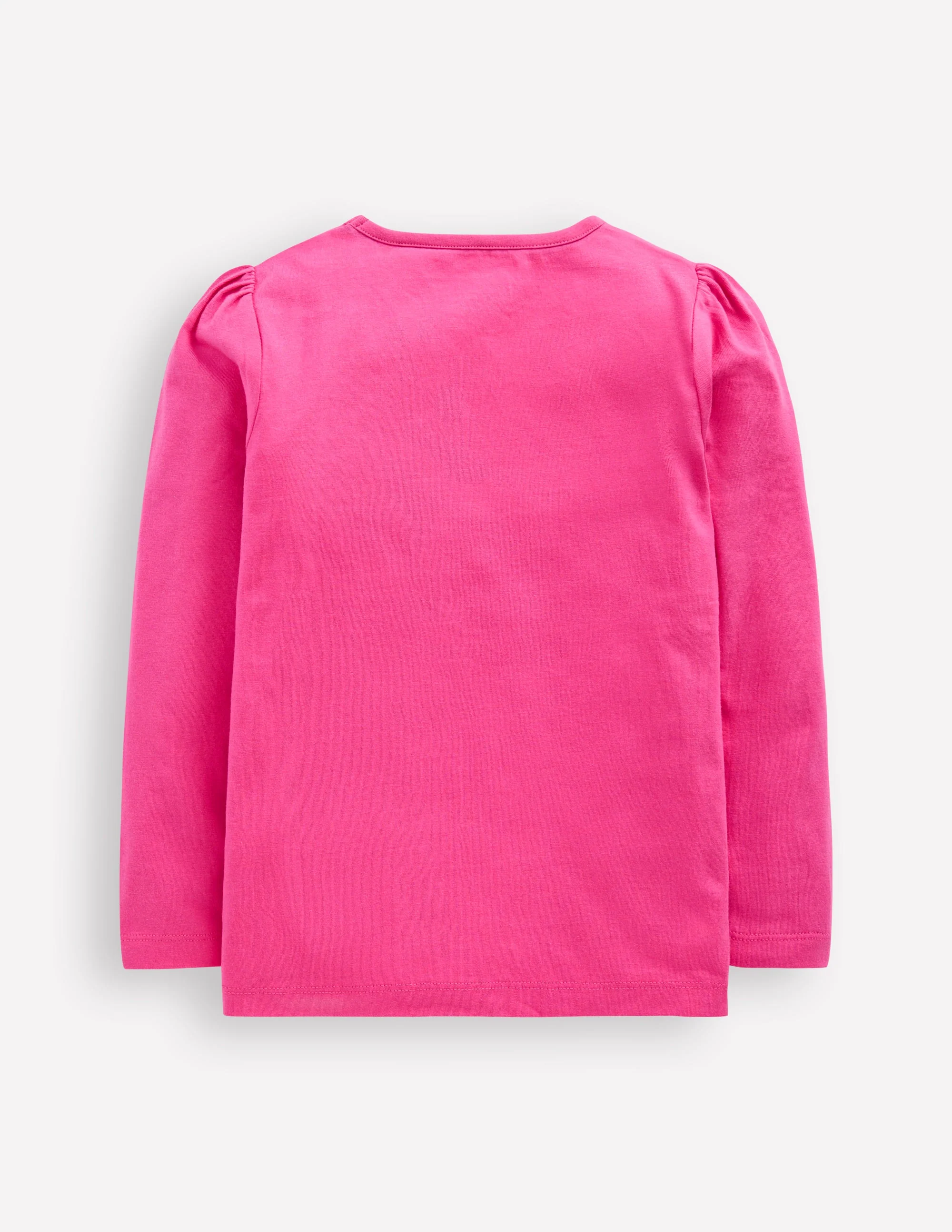 Puff Sleeve Applique T-shirt-Pink Lunar New Year Snake - Image 2