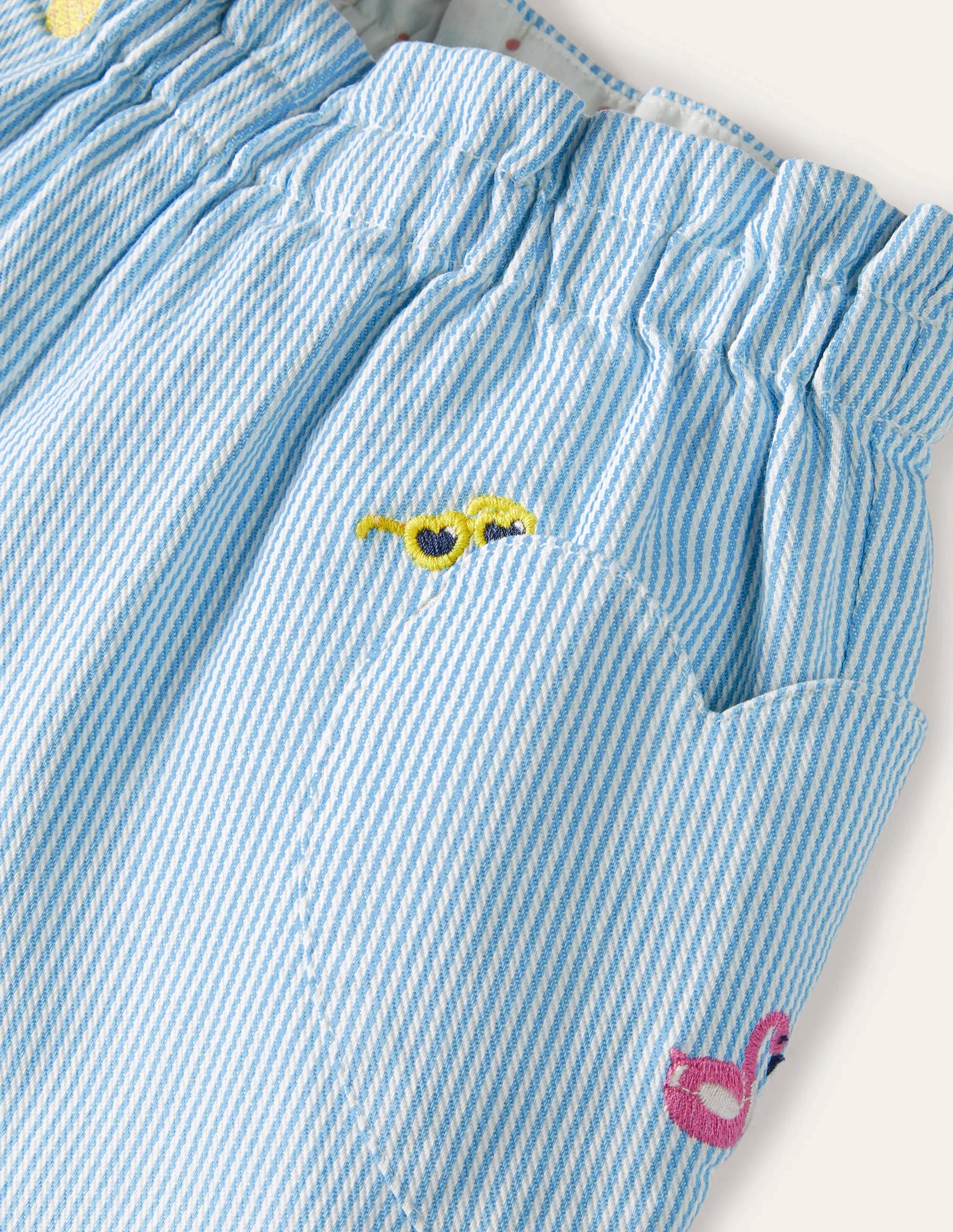 Pull-on Pants-Multi Holiday Embroidery - Image 3