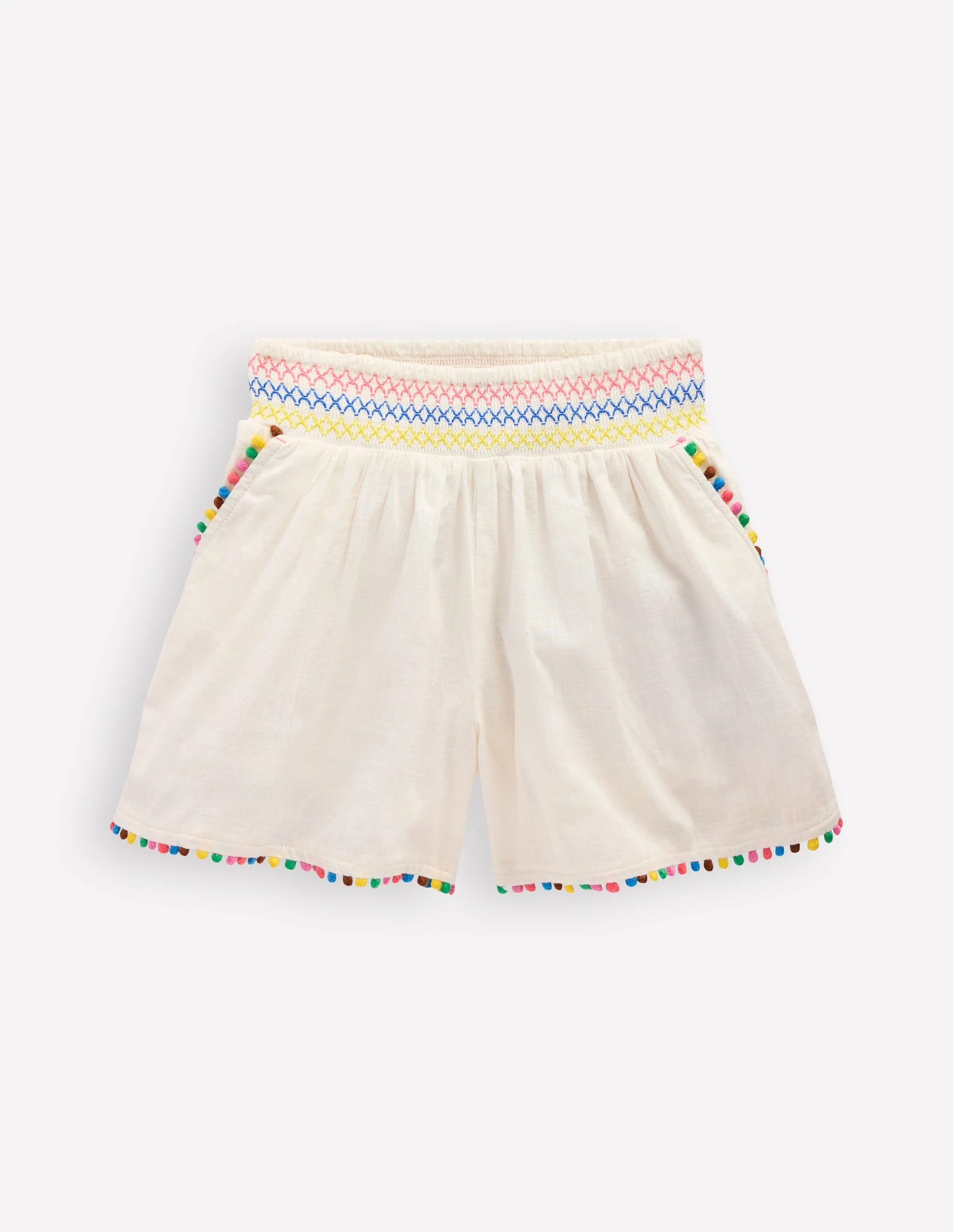 Pull-On Shorts-Soft Ivory