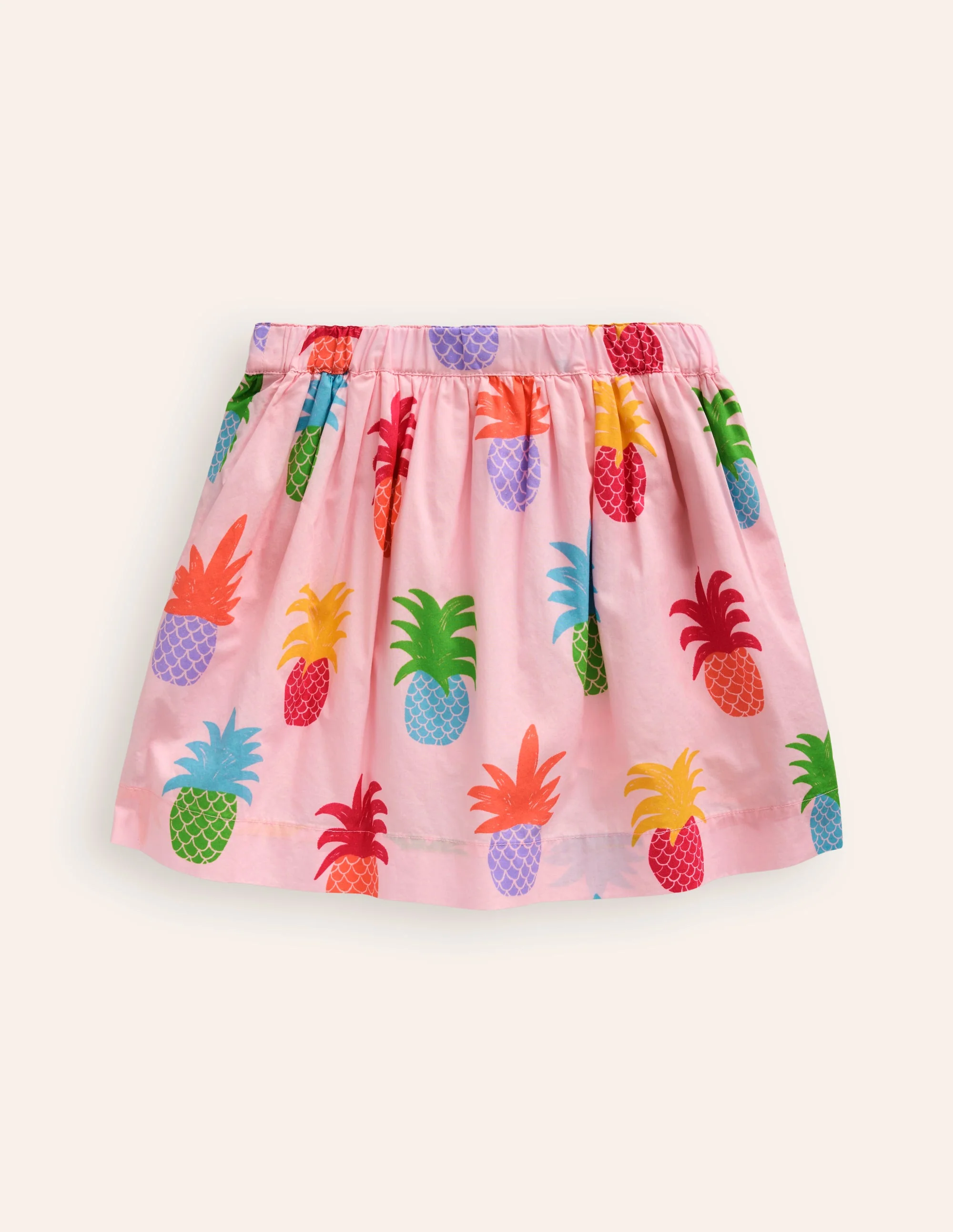 Pull On Twirly Skirt-Blooming Pink Pineapples - Image 2