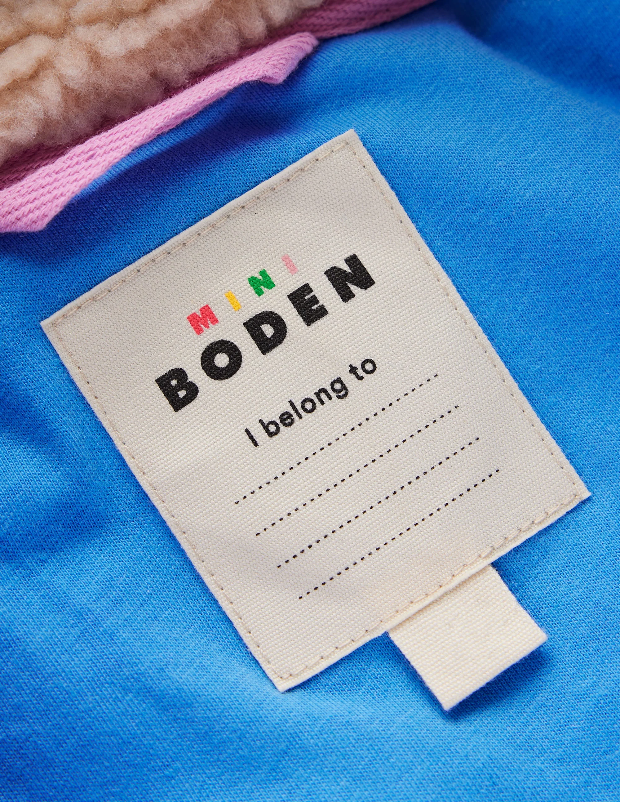 Quilted Borg Mix Jacket-Multi Colourblock - Image 4