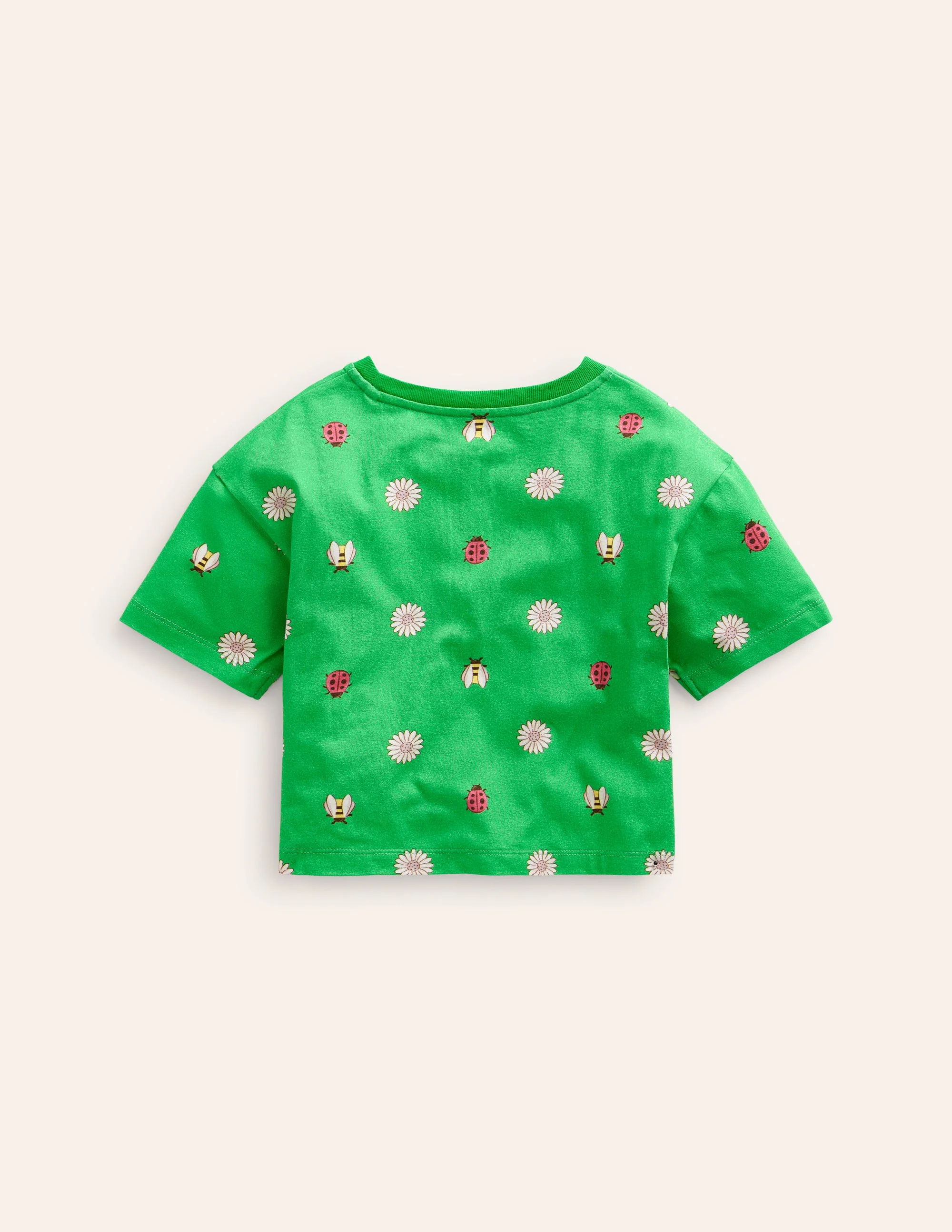 Relaxed T-shirt-Pea Green Daisy Bugs - Image 2