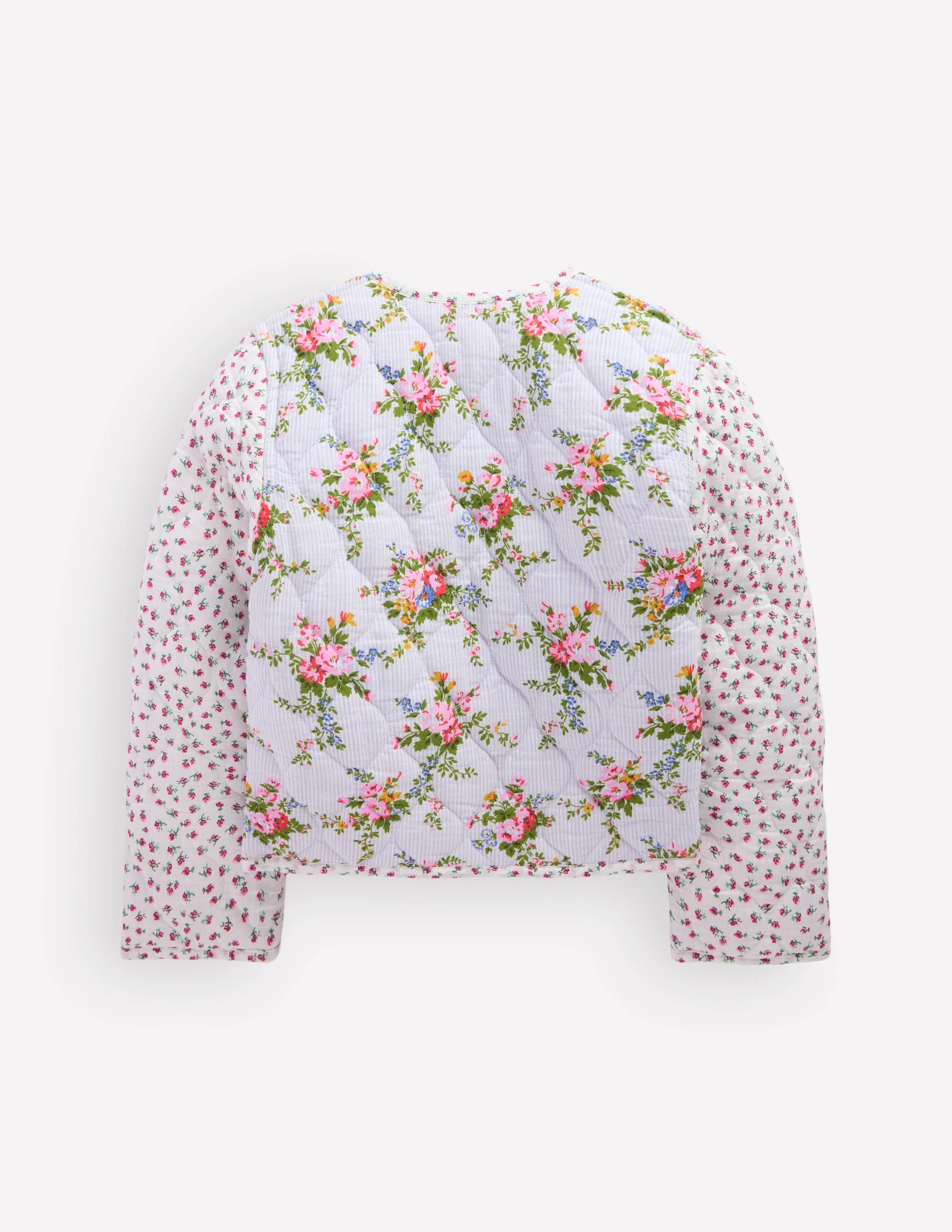 Reversible Quilted Jacket-Floral Hotch Potch - Image 2