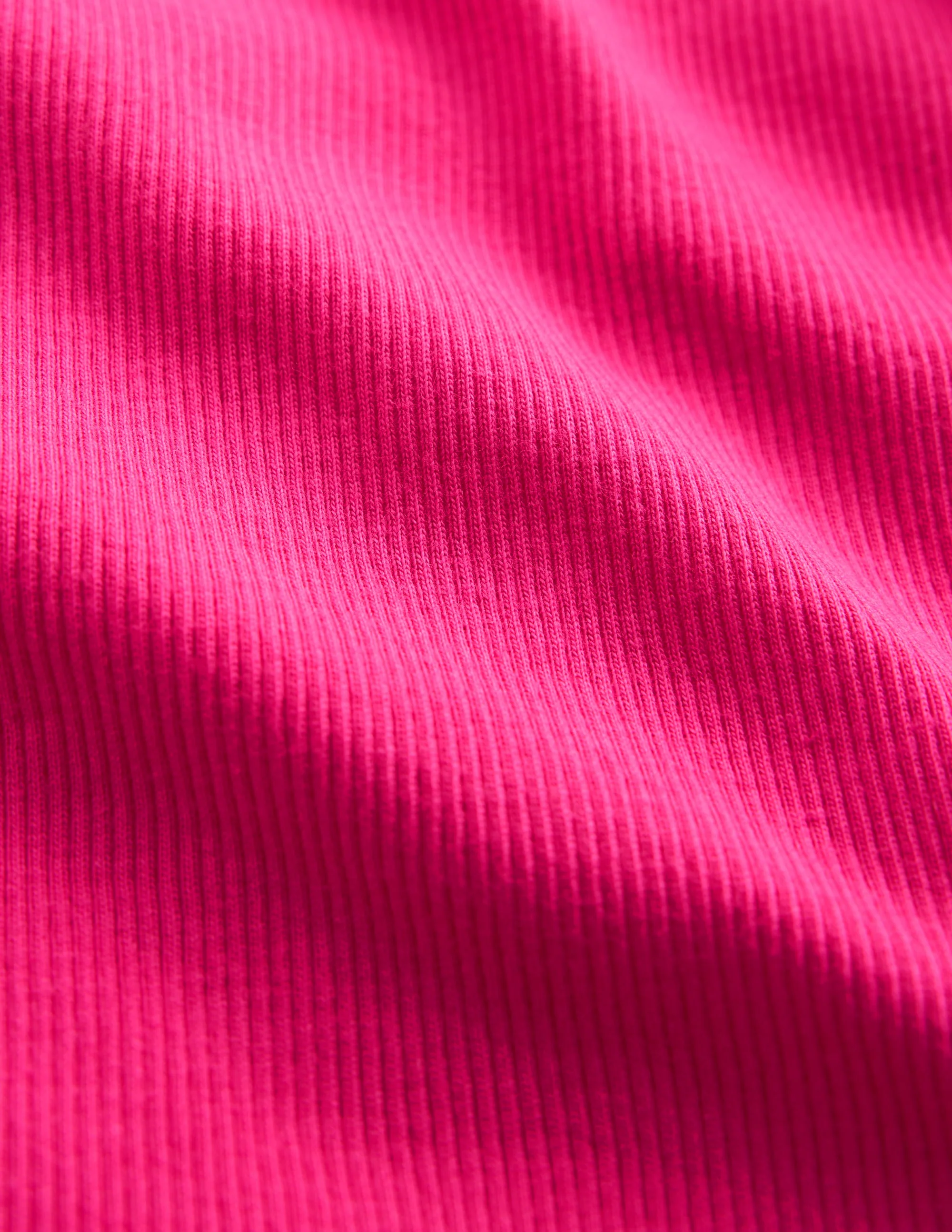 Ribbed Lace Trim Tank-Pink Peony - Image 3