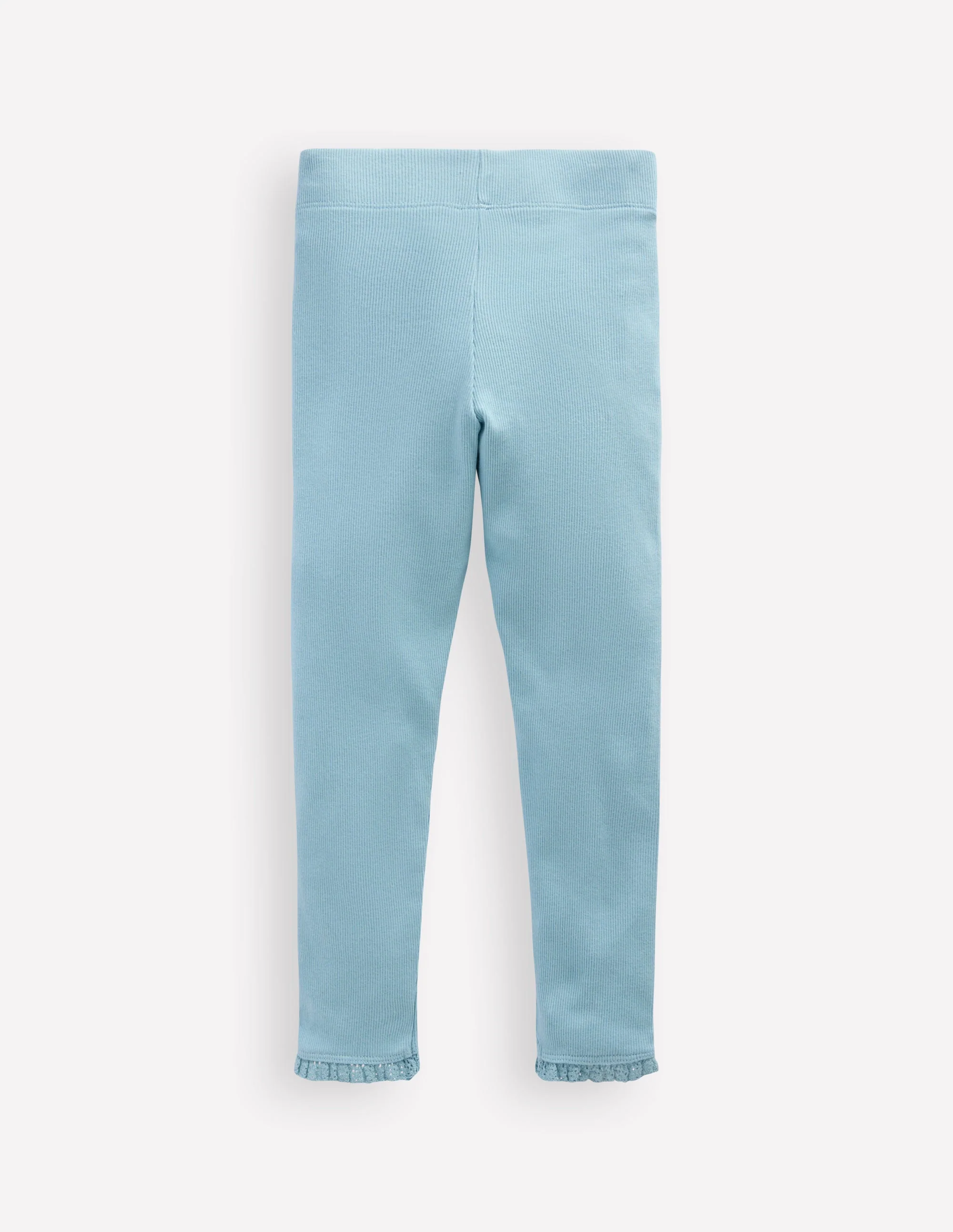 Ribbed Leggings-Vintage Blue - Image 2