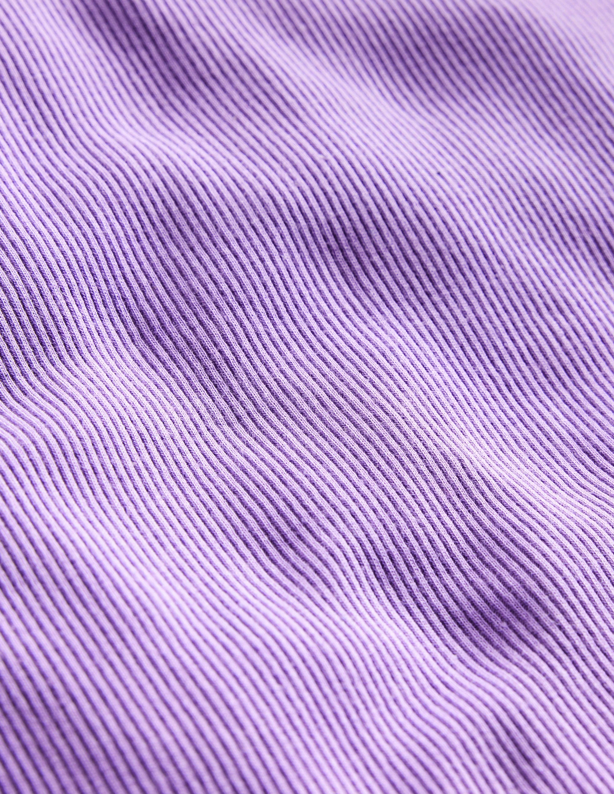 Ribbed Long Sleeve T-Shirt-Parma Violet - Image 3