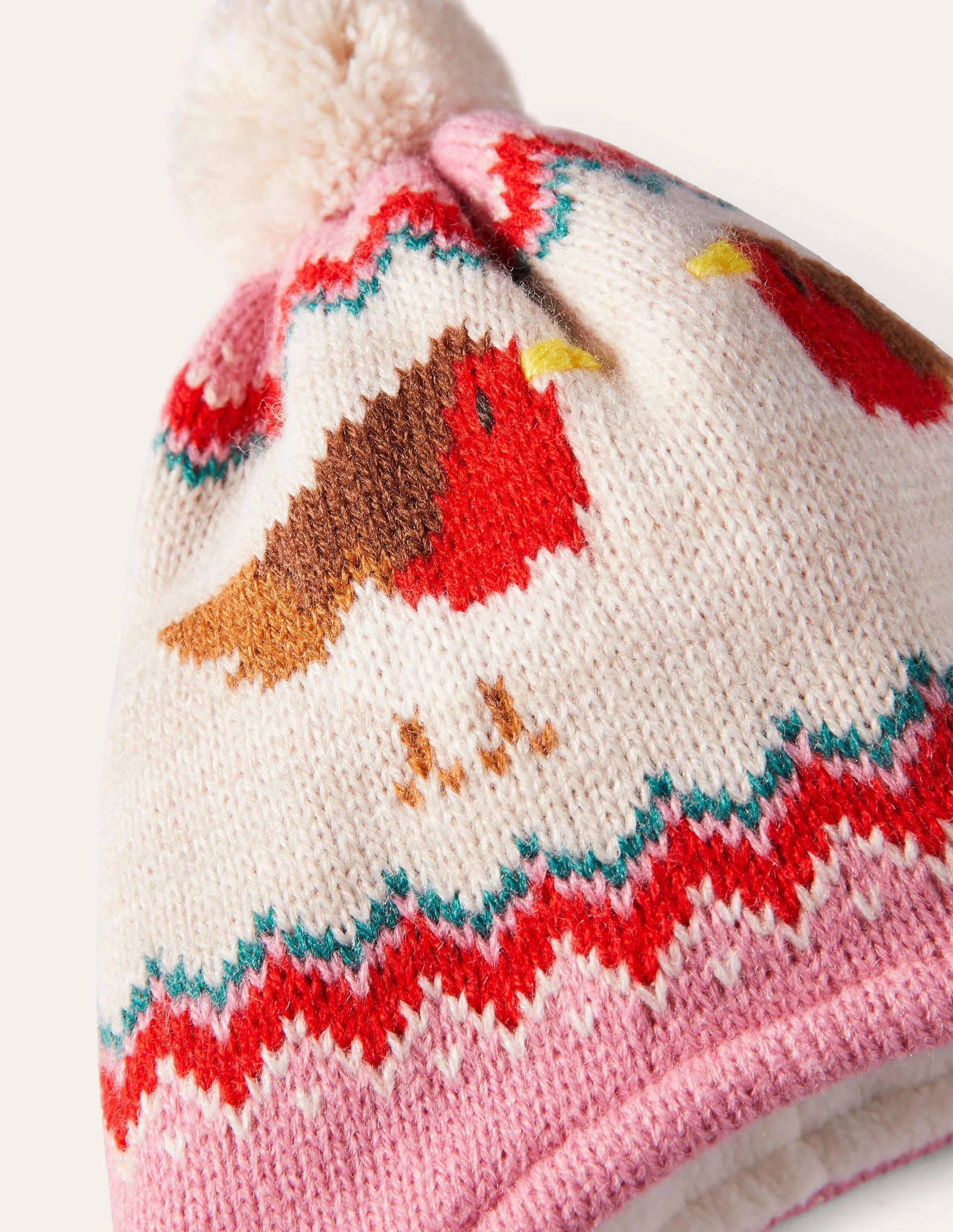 Robin Knitted Set-Formica Pink Robin - Image 2