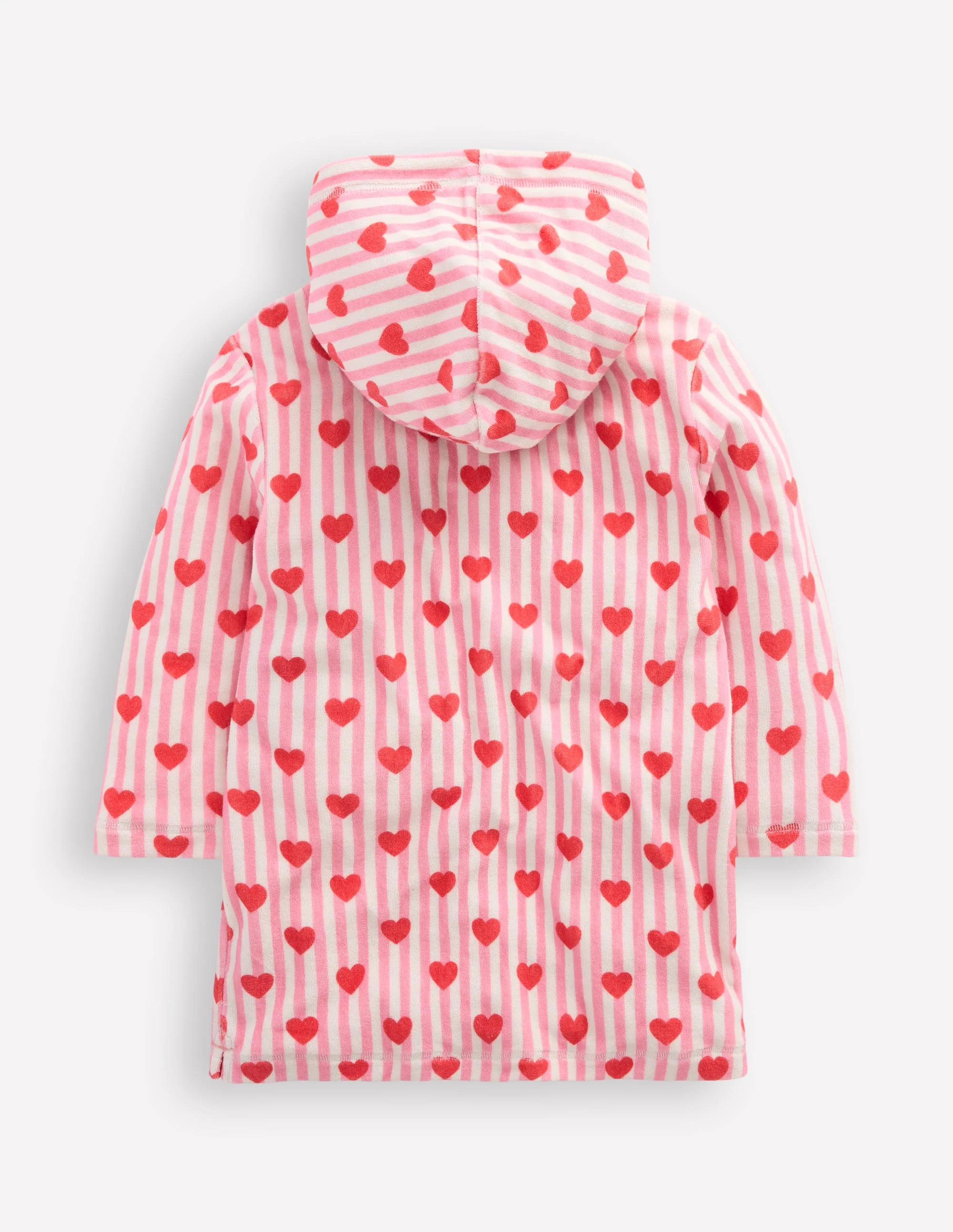 Romie Towelling Zip Throw-On-Festival Pink Giant Dais - Image 2