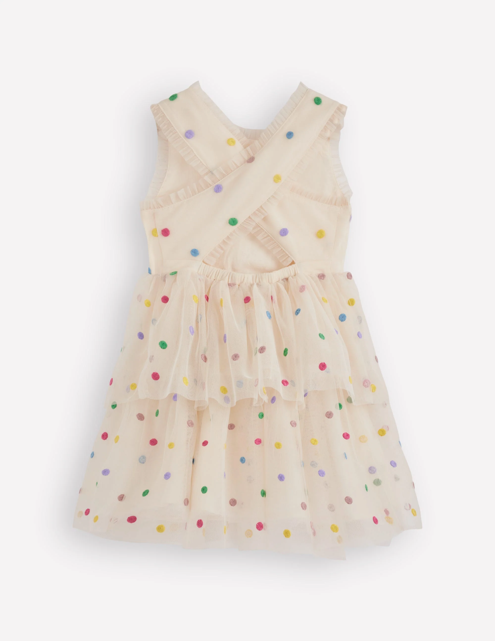 Spot Occasion Dress-Soft Ivory Multi Spot - Image 6
