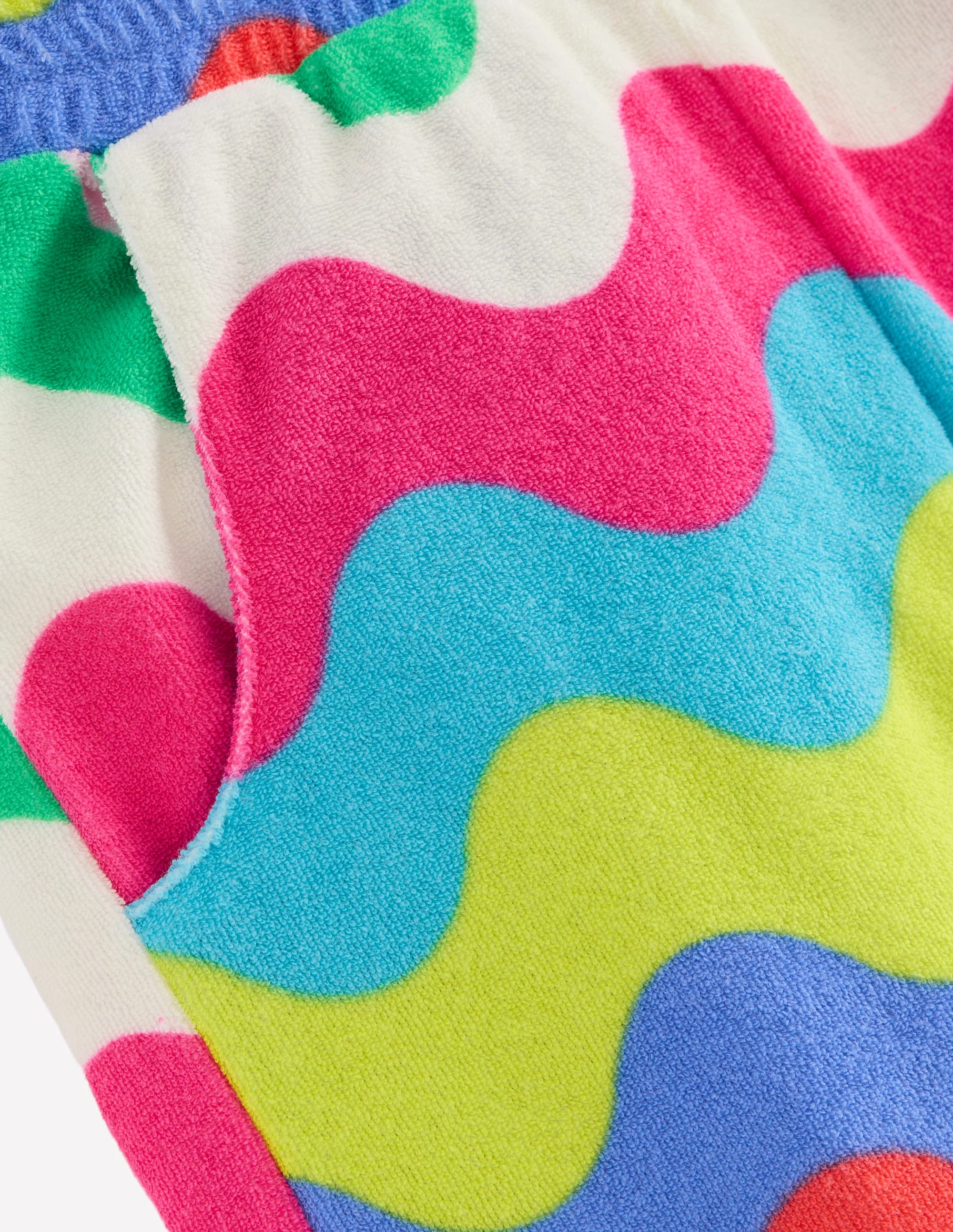 Straight Towelling Pants-Multi Wave Stripe - Image 3