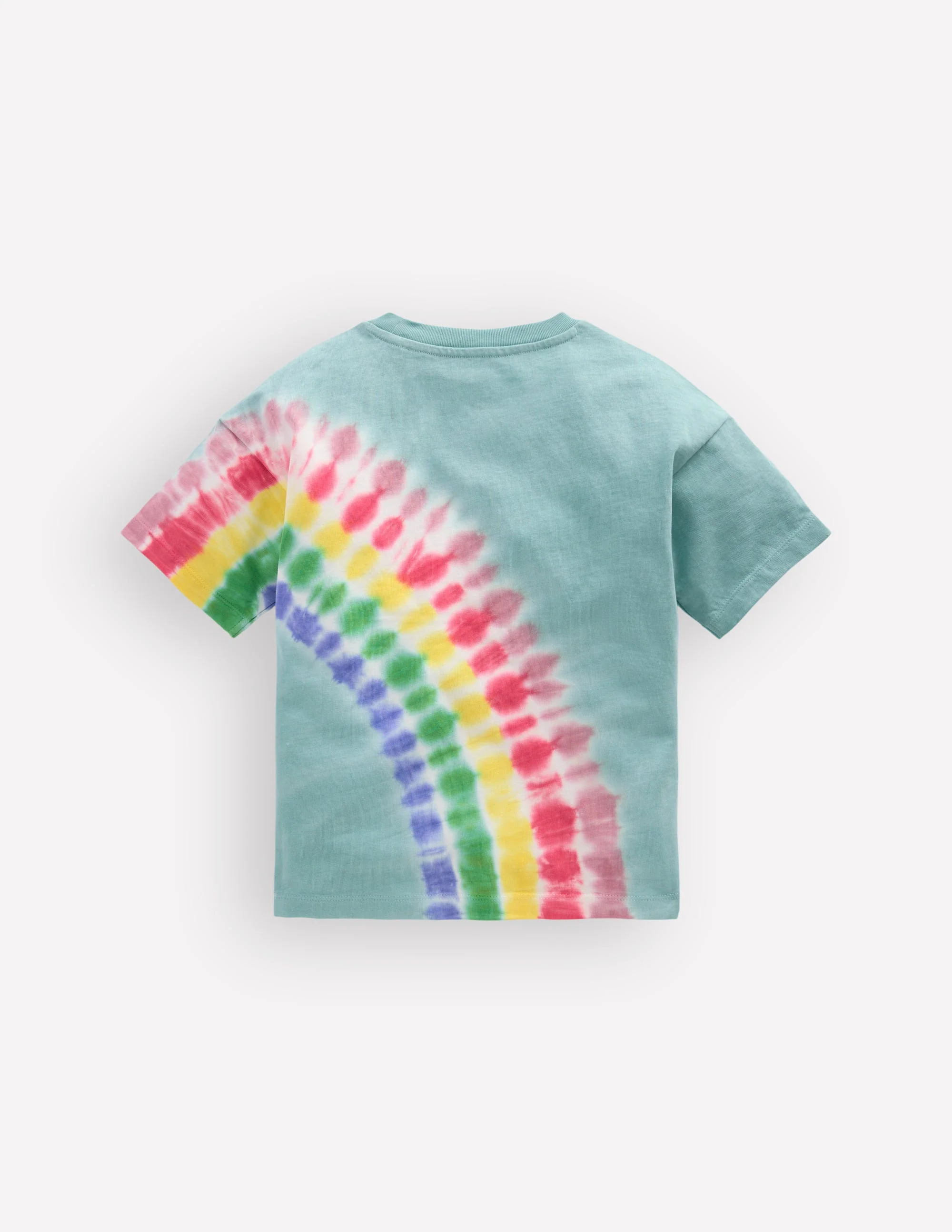 Tie Dye Logo Top-Dawn Blue Rainbow - Image 2