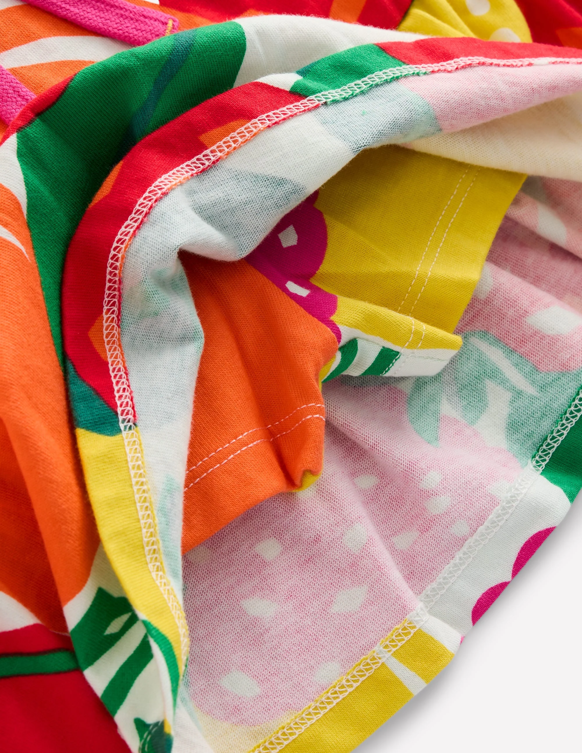 Tiered Jersey Skort-Multi Giant Fruit - Image 3
