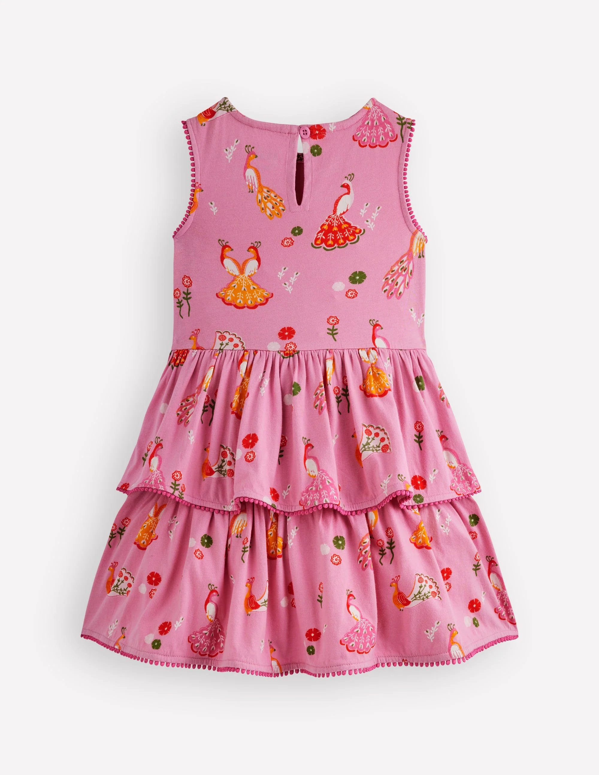 Tiered Jersey Sundress-Peacock - Image 2