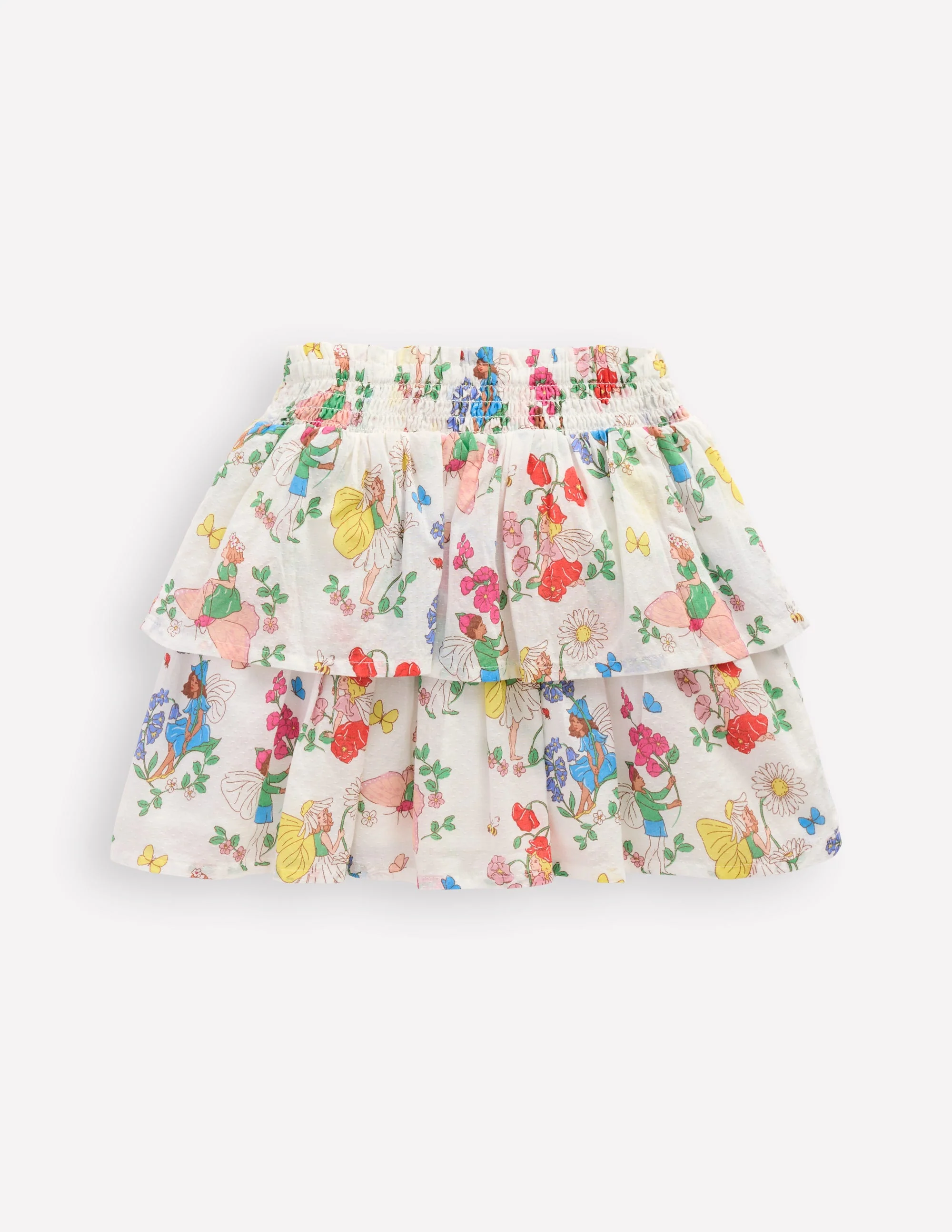 Tiered Woven Skirt-Multi Flower Fairy - Image 2