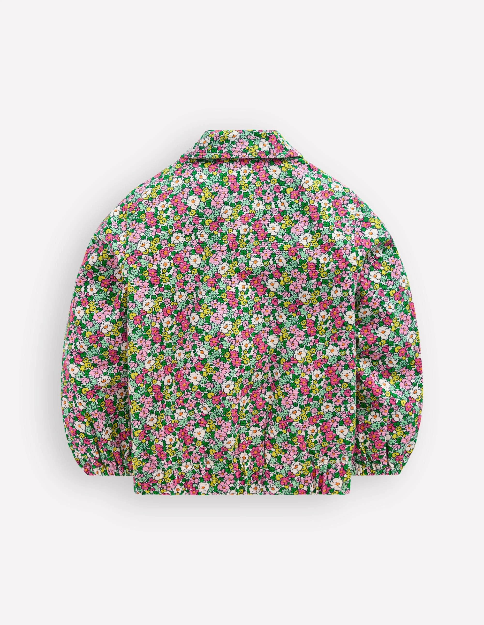 Twill Bomber Jacket-Multi Summer Flowerbed - Image 2