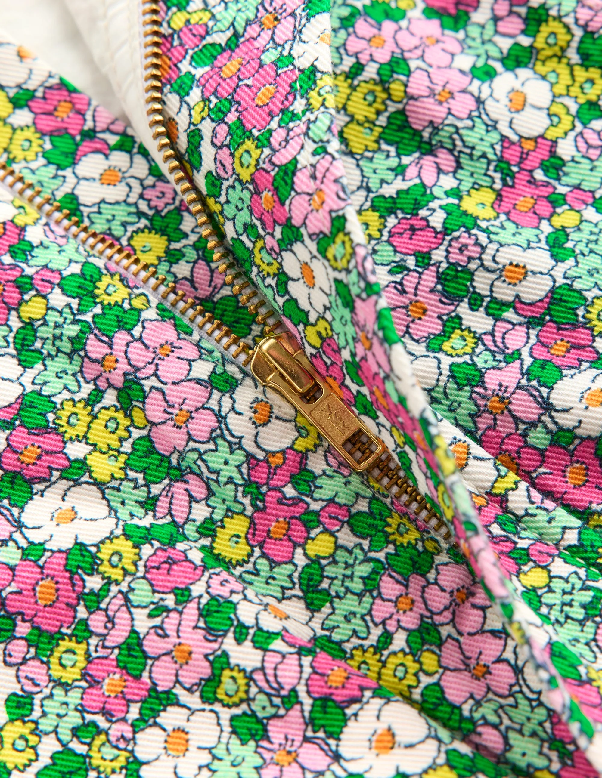 Twill Bomber Jacket-Multi Summer Flowerbed - Image 3