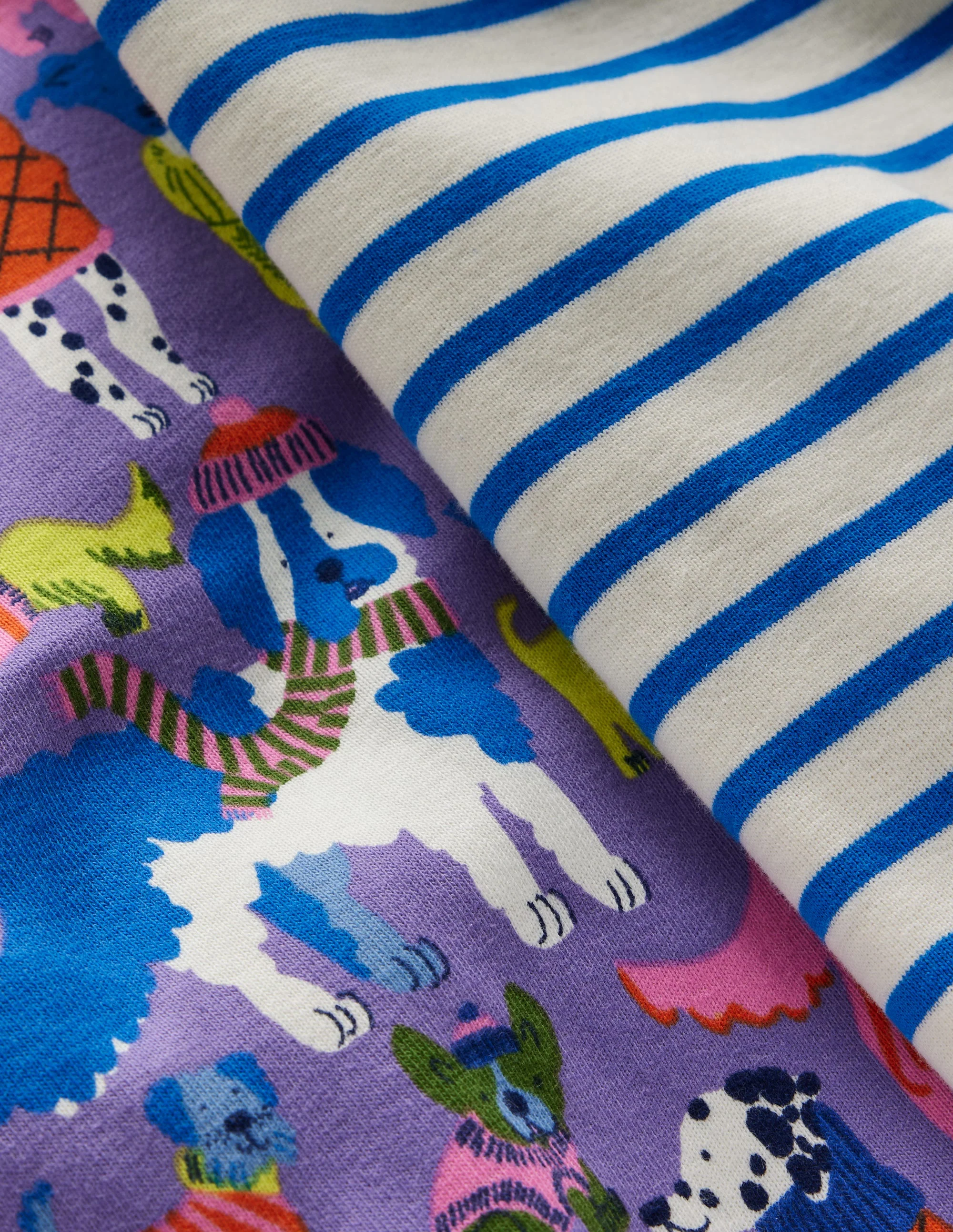 Twin Pack Snug Pajamas-Vista Blue Cosy Pets - Image 3