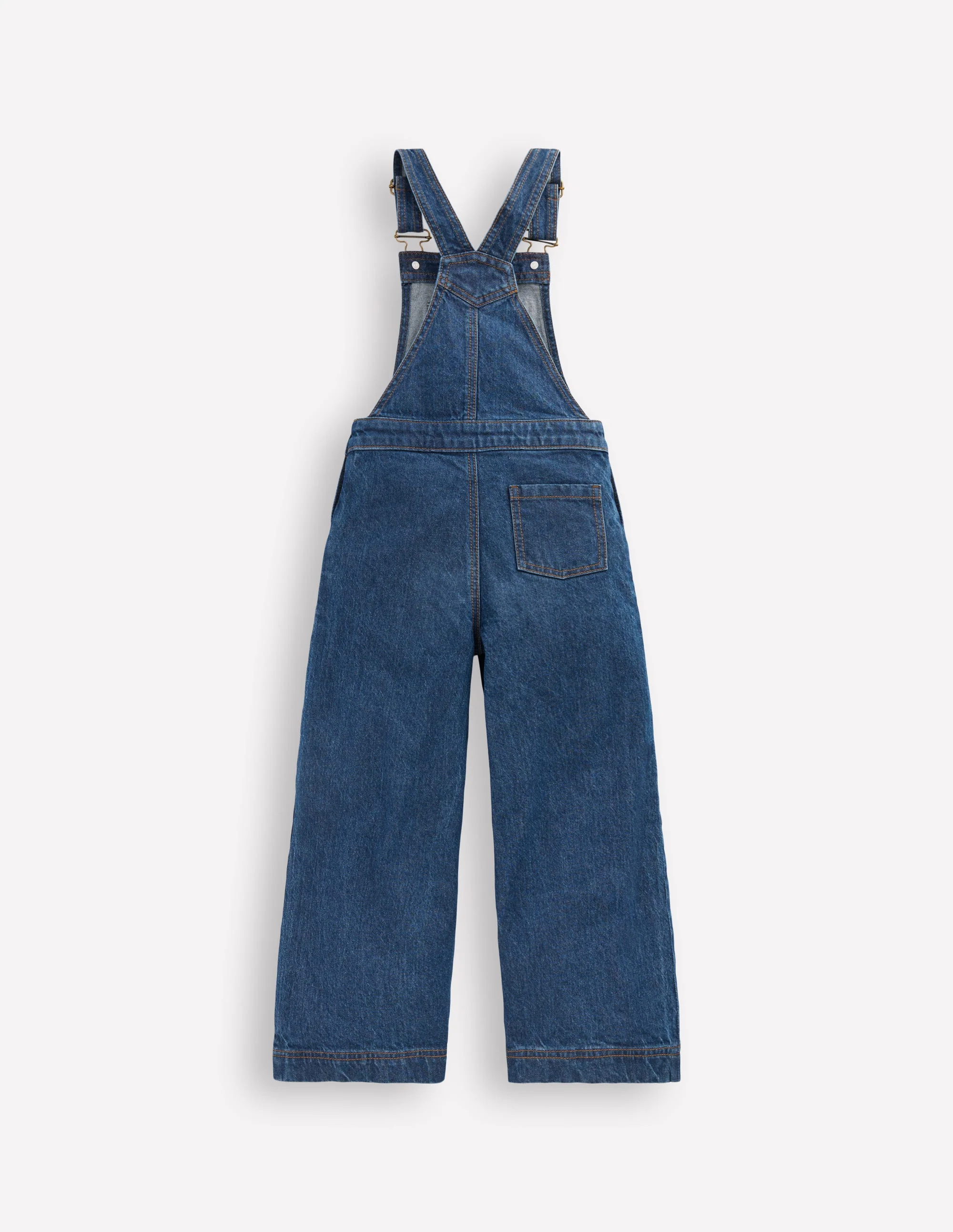 Wide Leg Overalls-Denim - Image 2