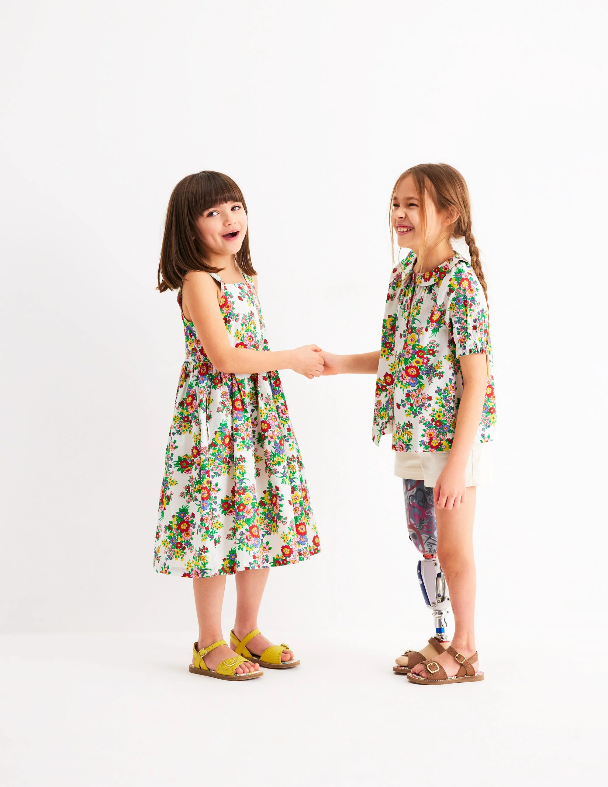 Woven Collared Top-Multi Flower Bunch - Image 4