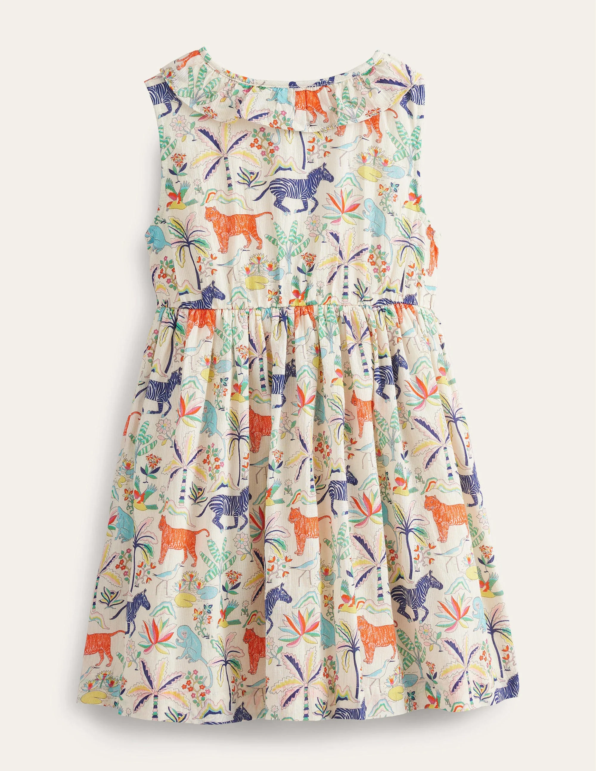 Wrap Dress-Vanilla Pod Tropical Garden - Image 2