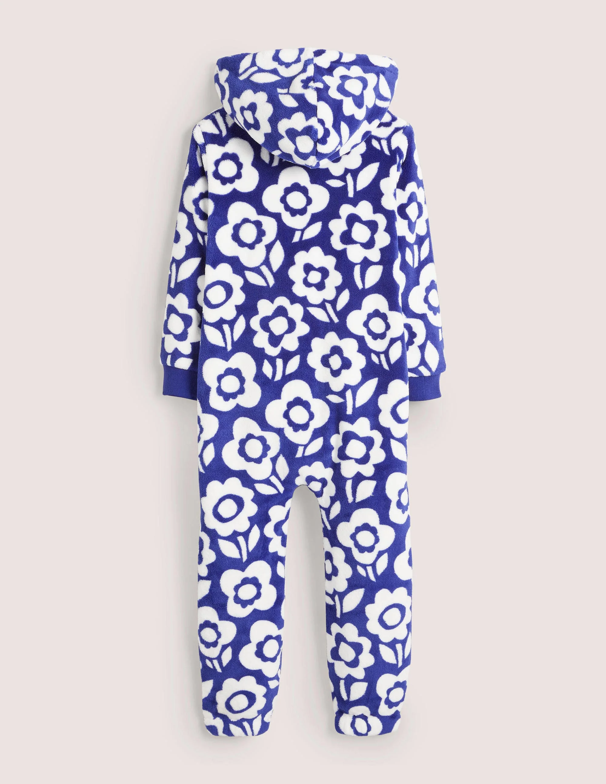 Zip-Up All-In-One-Bluing Blue Ski Floral - Image 2