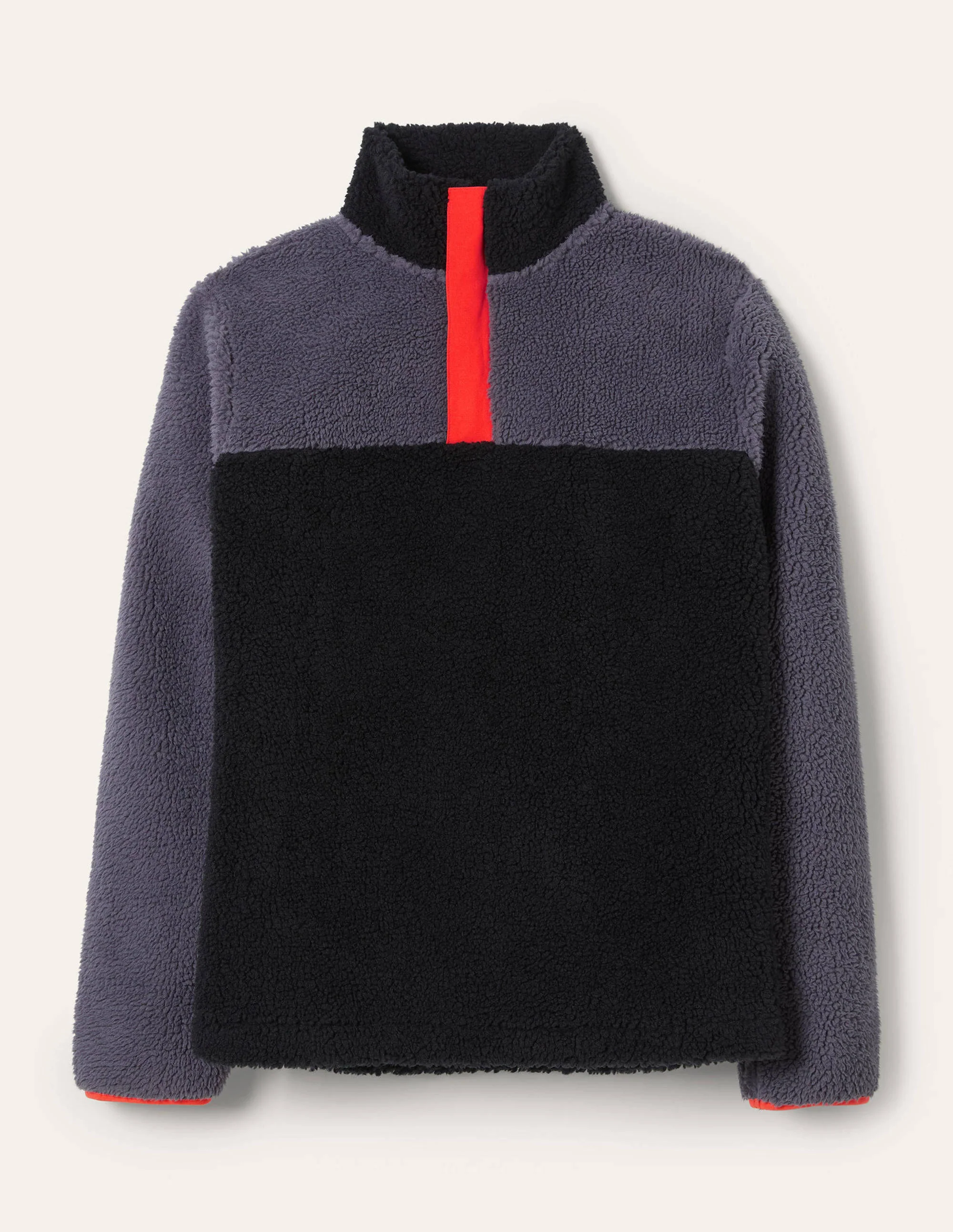 Barry Fleece-Grey Colourblock - Image 6