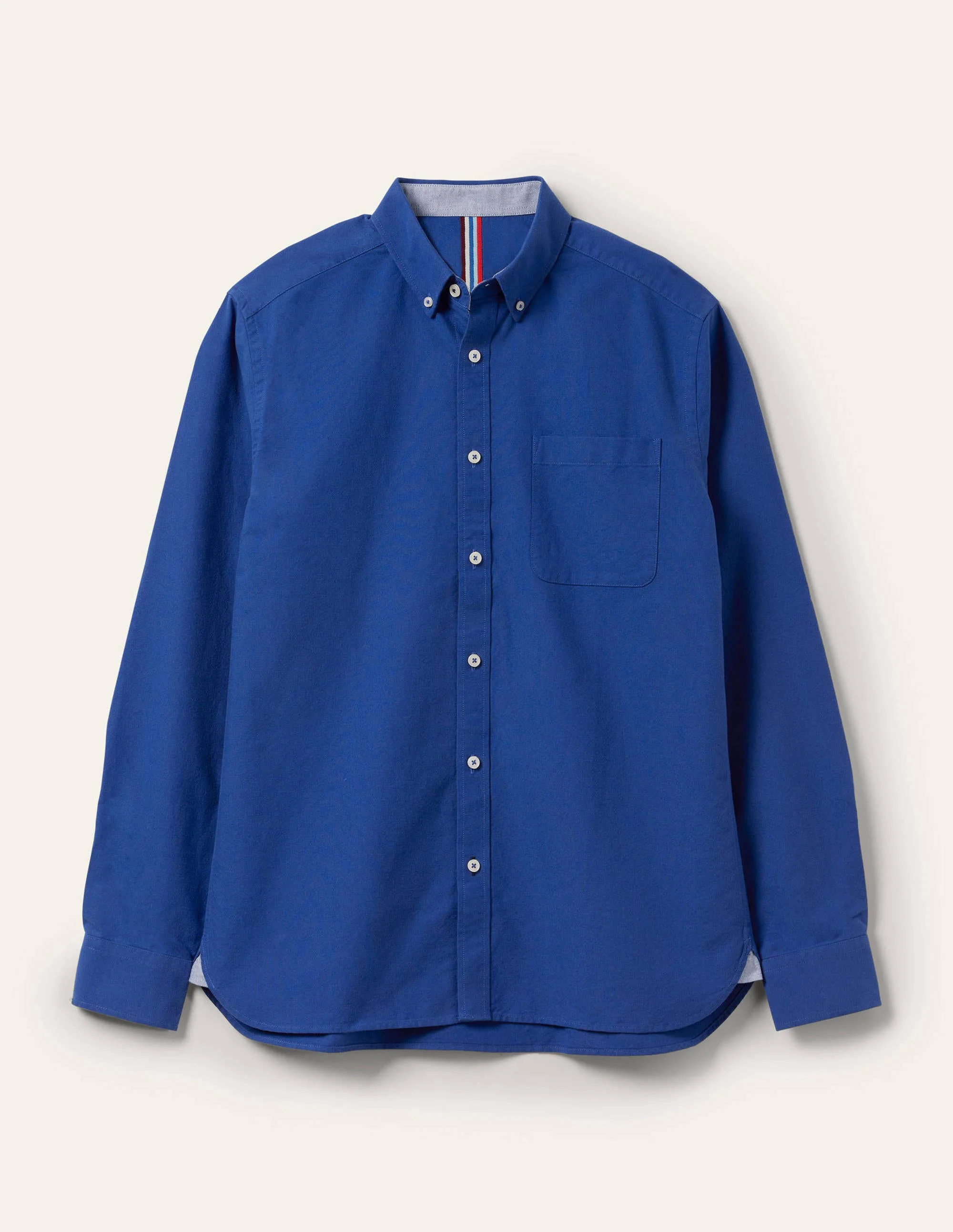 Button Down Oxford Shirt-Bright Blue - Image 6
