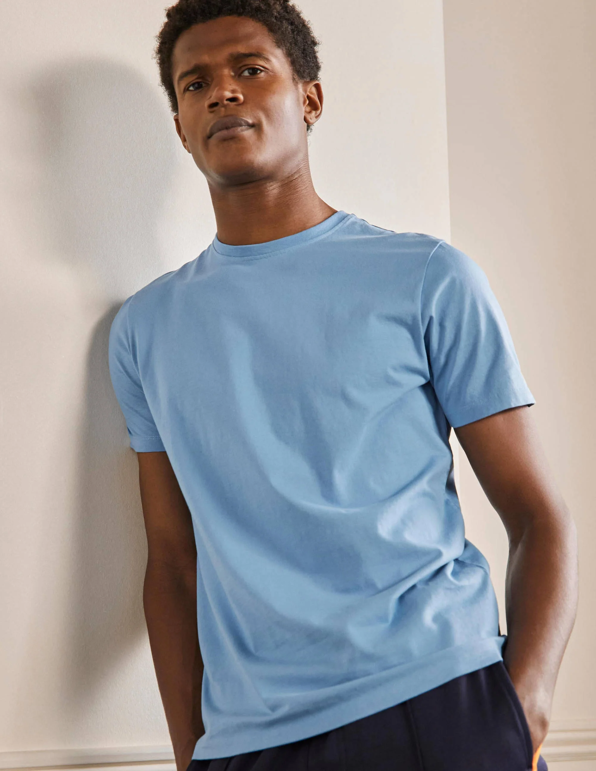 Classic Cotton T-shirt-Lichen Blue - Image 4
