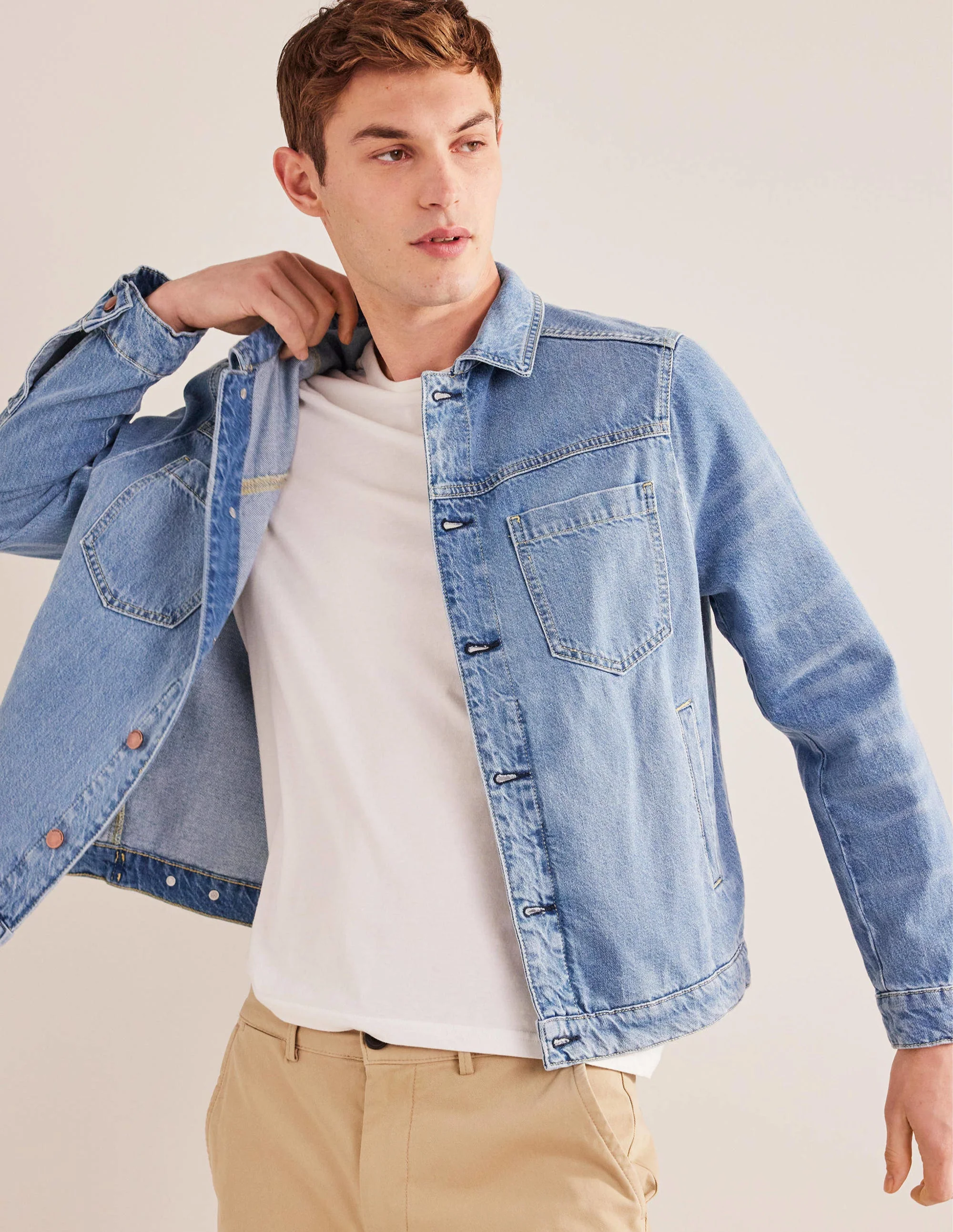 Denim Trucker-Mid Wash