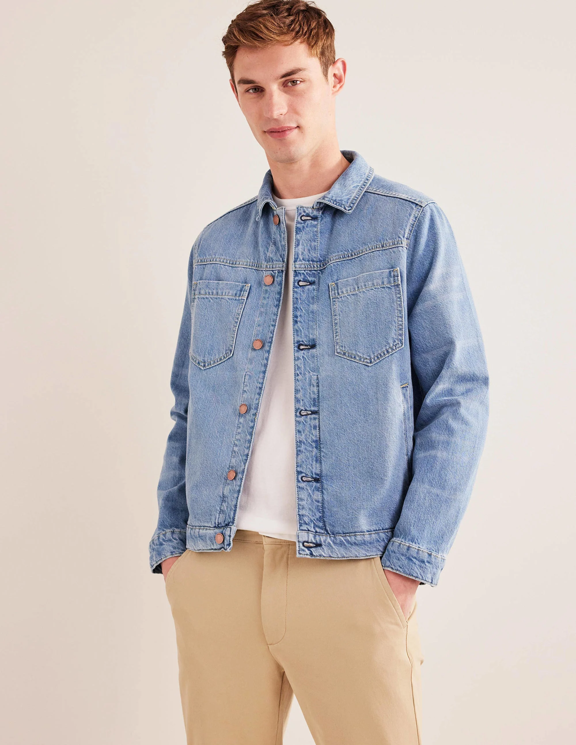 Denim Trucker-Mid Wash - Image 2