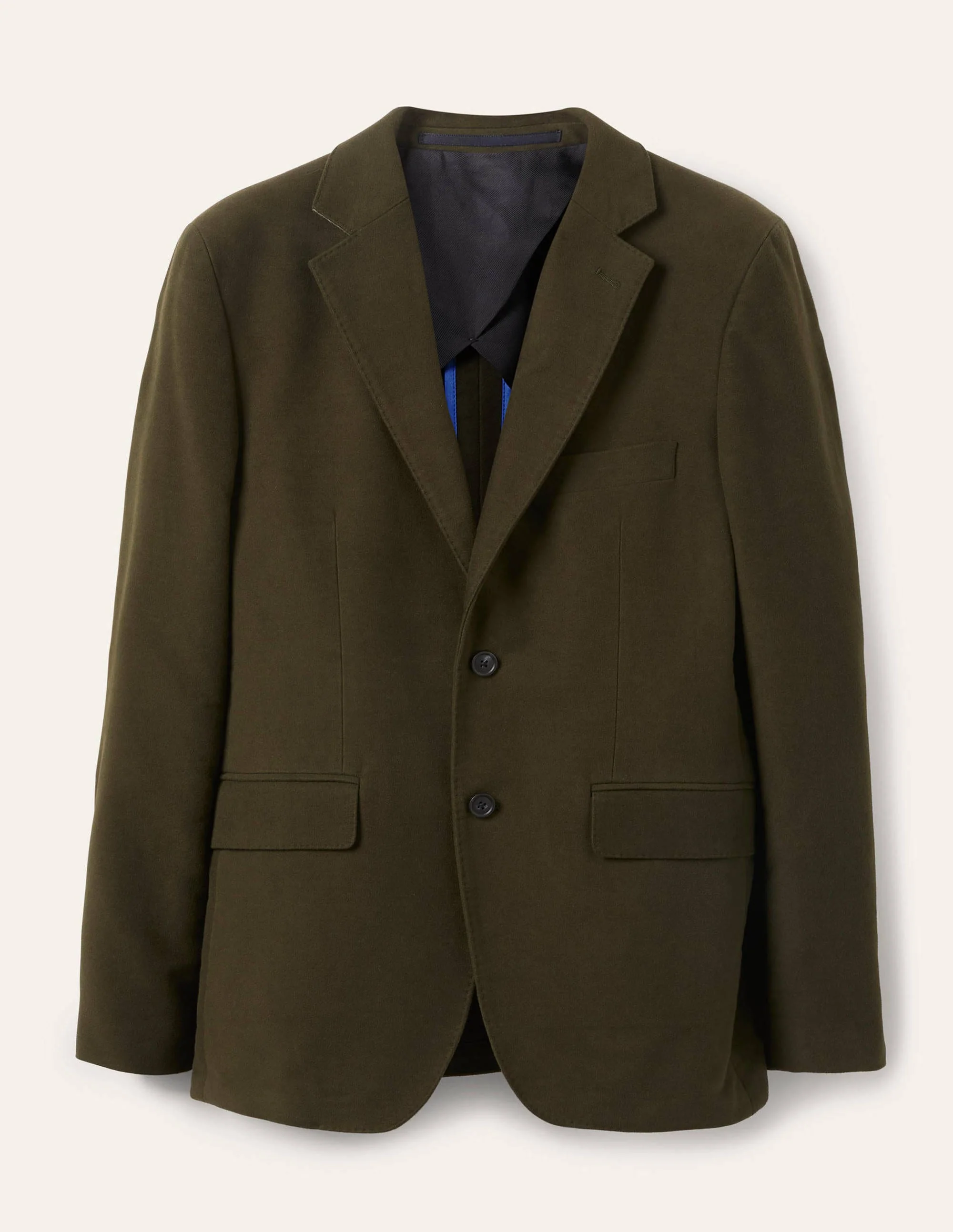 Lothbury Moleskin Blazer-Olive Green - Image 5