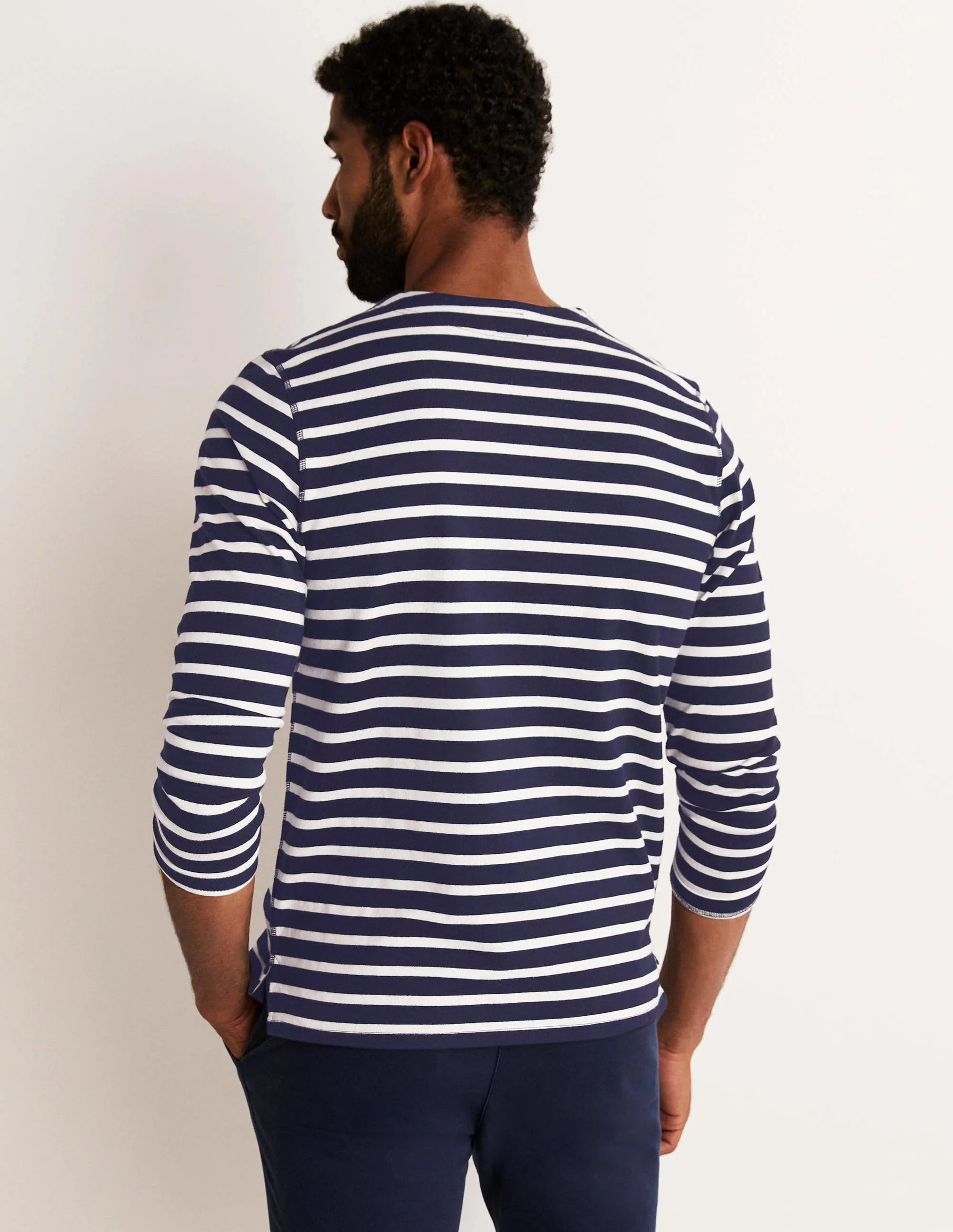 Midweight Mariner Breton-Navy/Ecru Stripe - Image 3