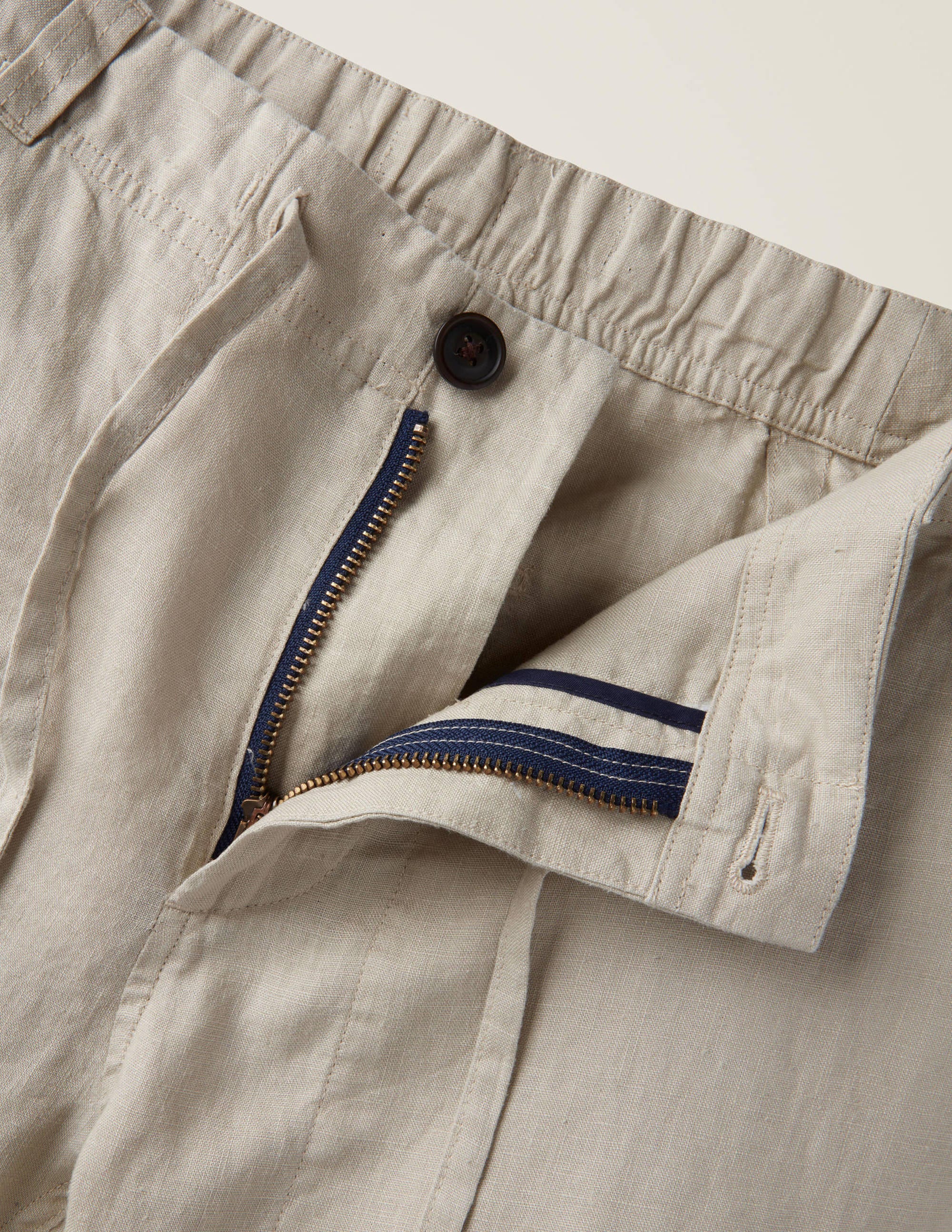 Relaxed Linen Trousers-Stone - Image 6