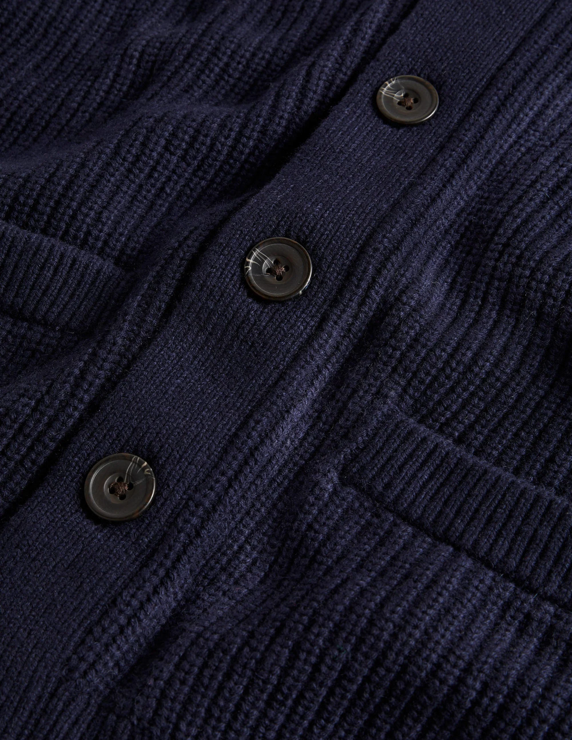 Shawl Cardigan-Navy - Image 6
