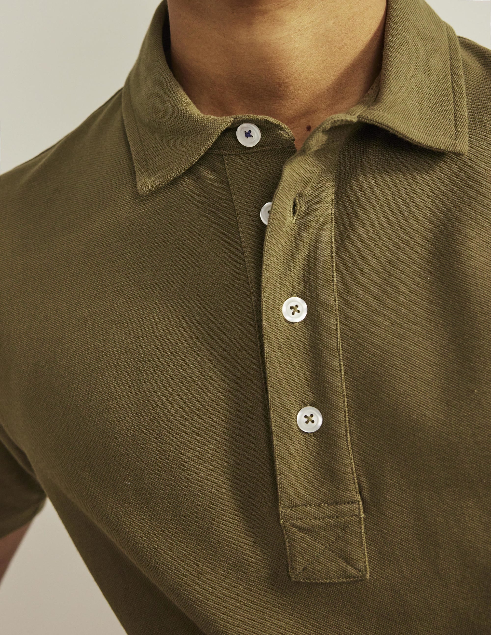 Slim Fit Piqué Polo-Beech - Image 2