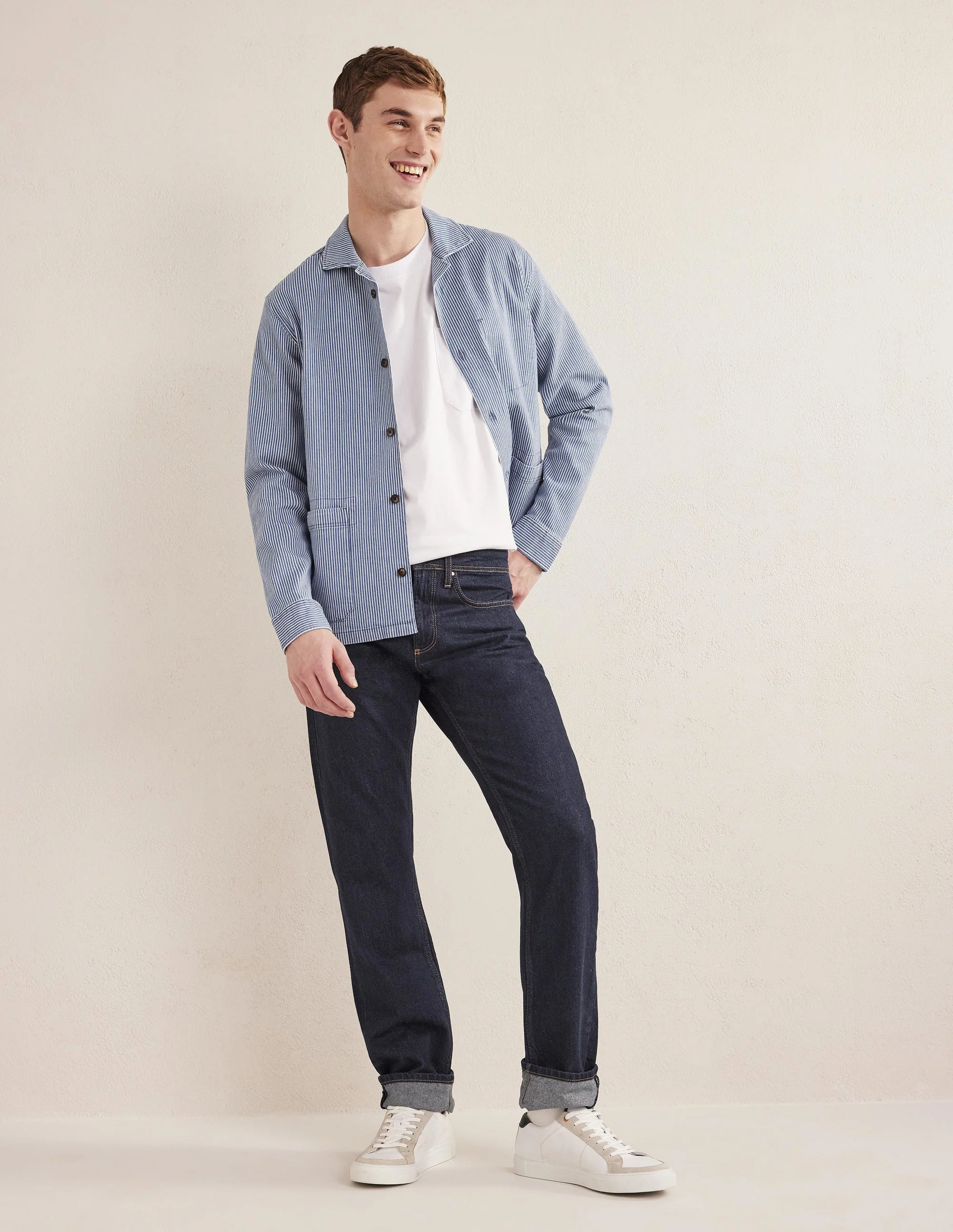 Straight Fit Jean-Dark Rinse