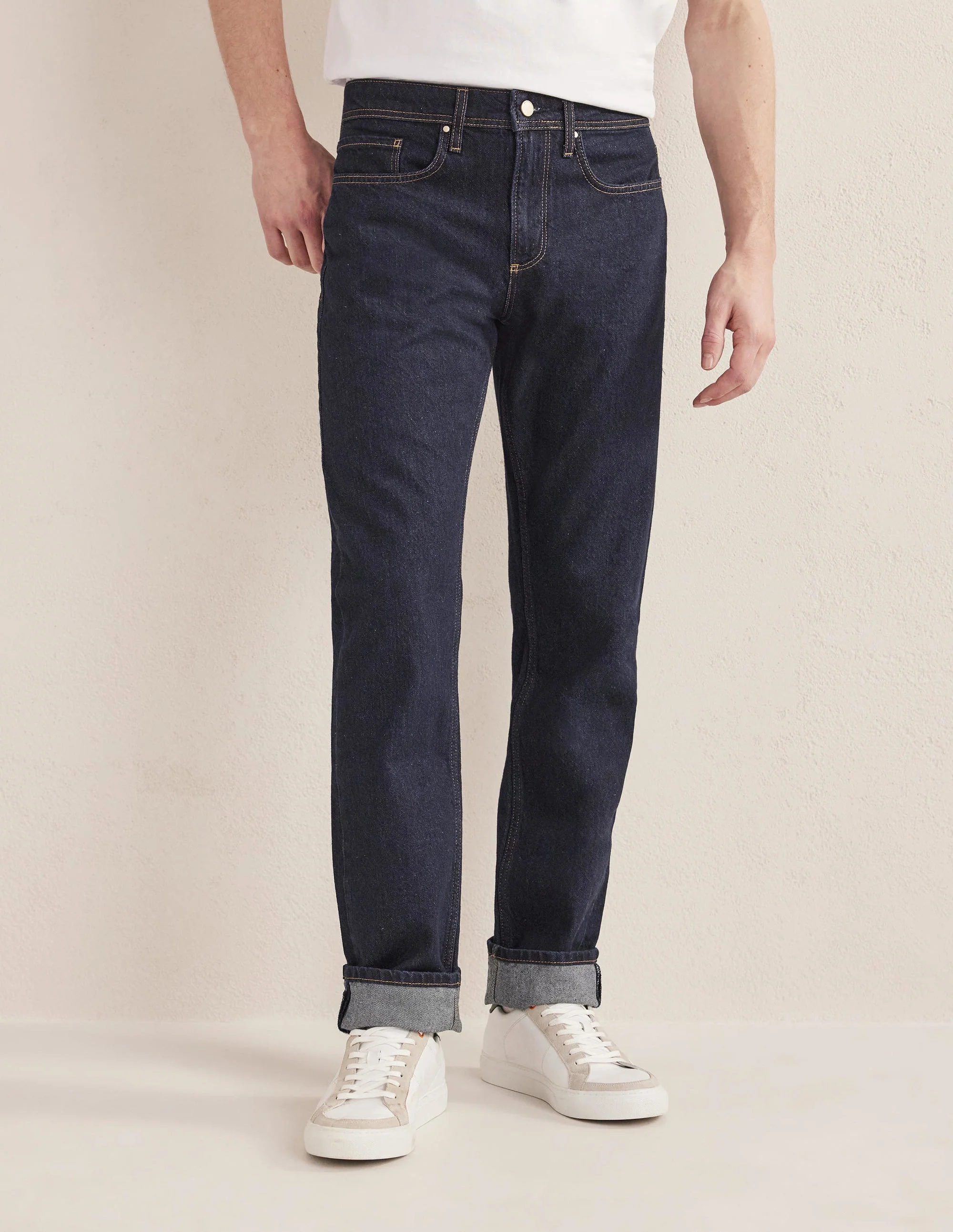 Straight Fit Jean-Dark Rinse - Image 4