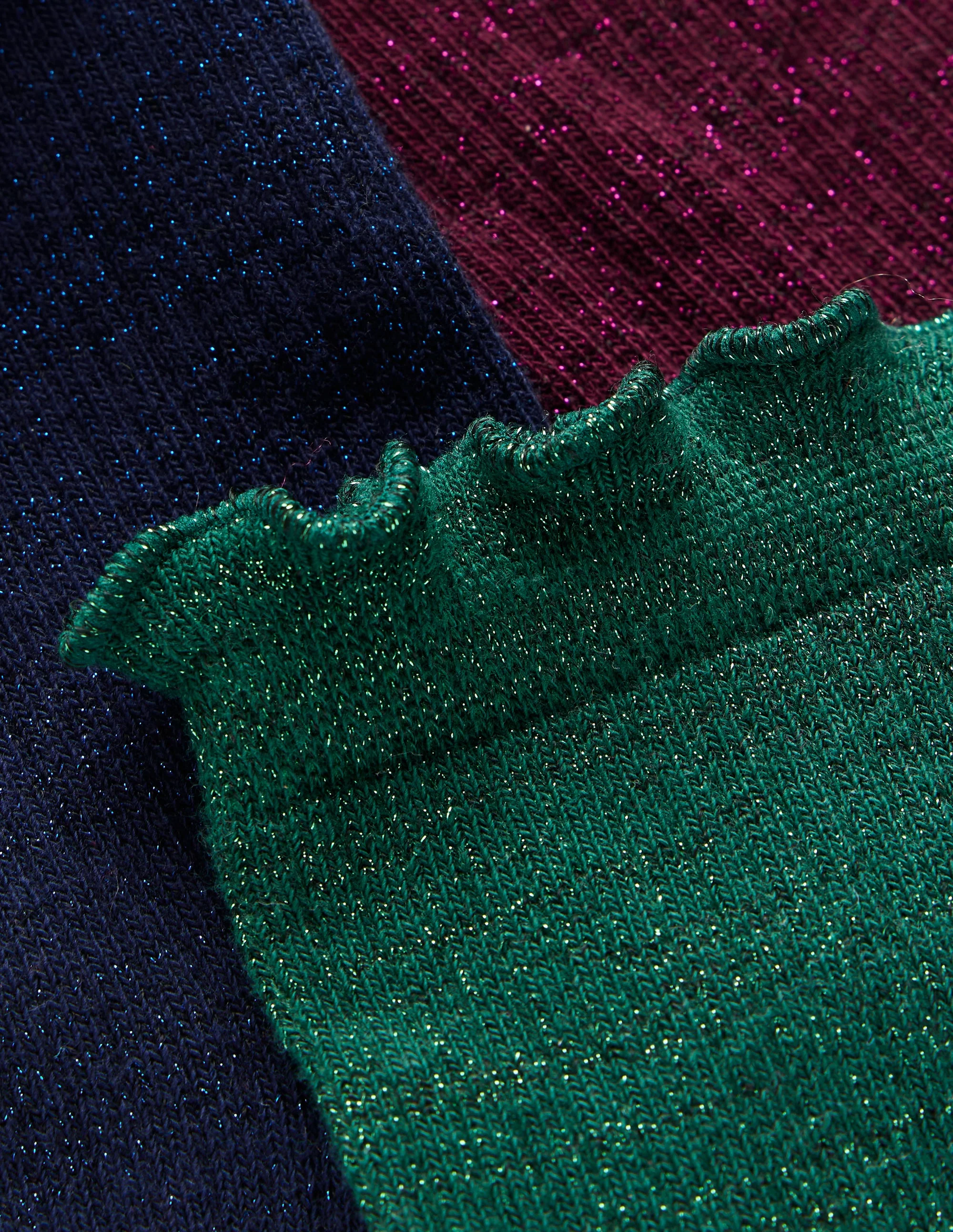 3-Pack Sparkle Socks-Multi - Image 3